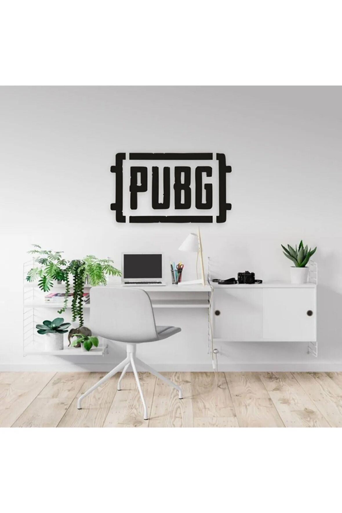 Pubg Oyun Logo Ahşap Duvar Dekor Tablosu