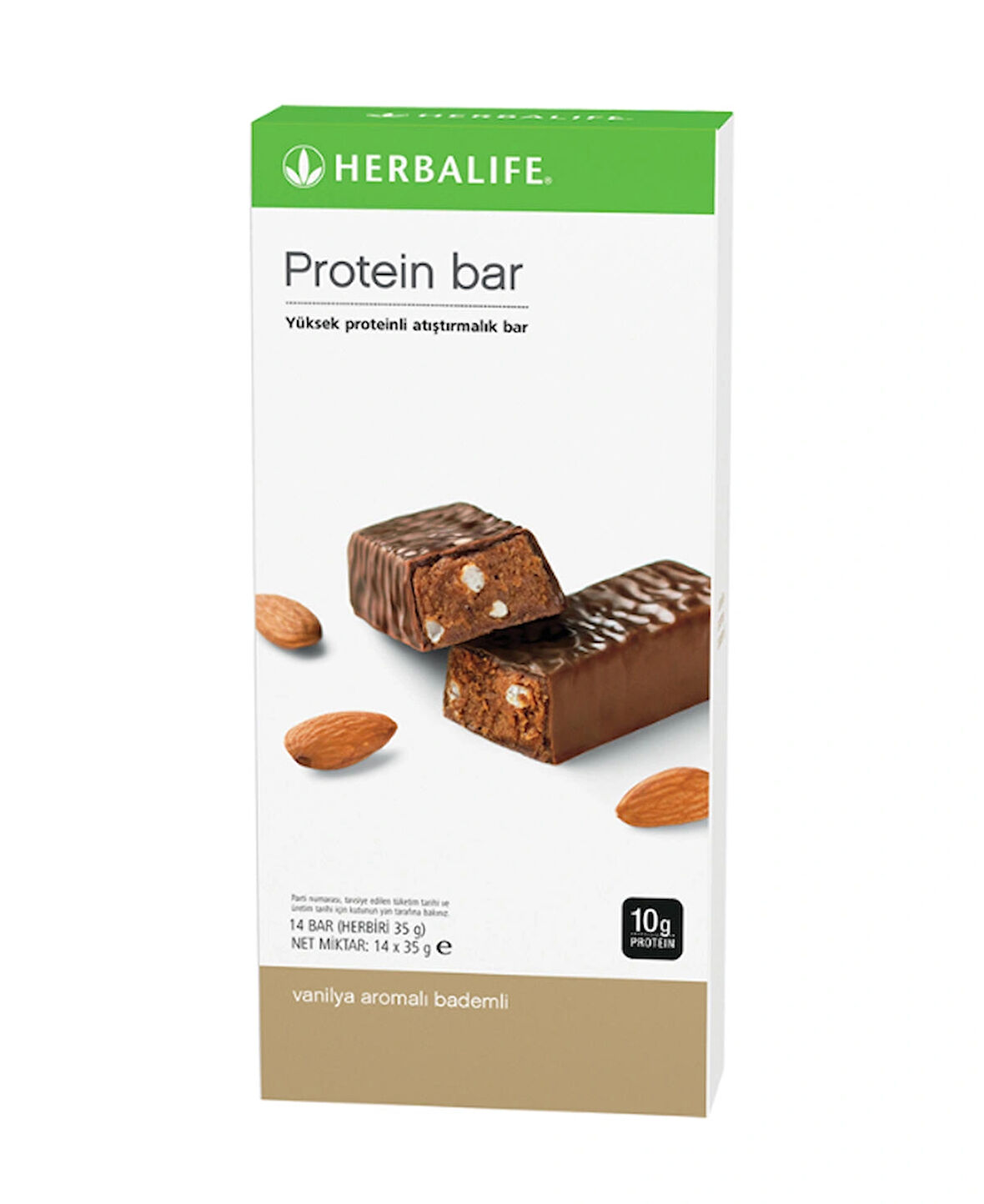 Protein Bar Vanilya Aromalı Bademli 14'lü paket