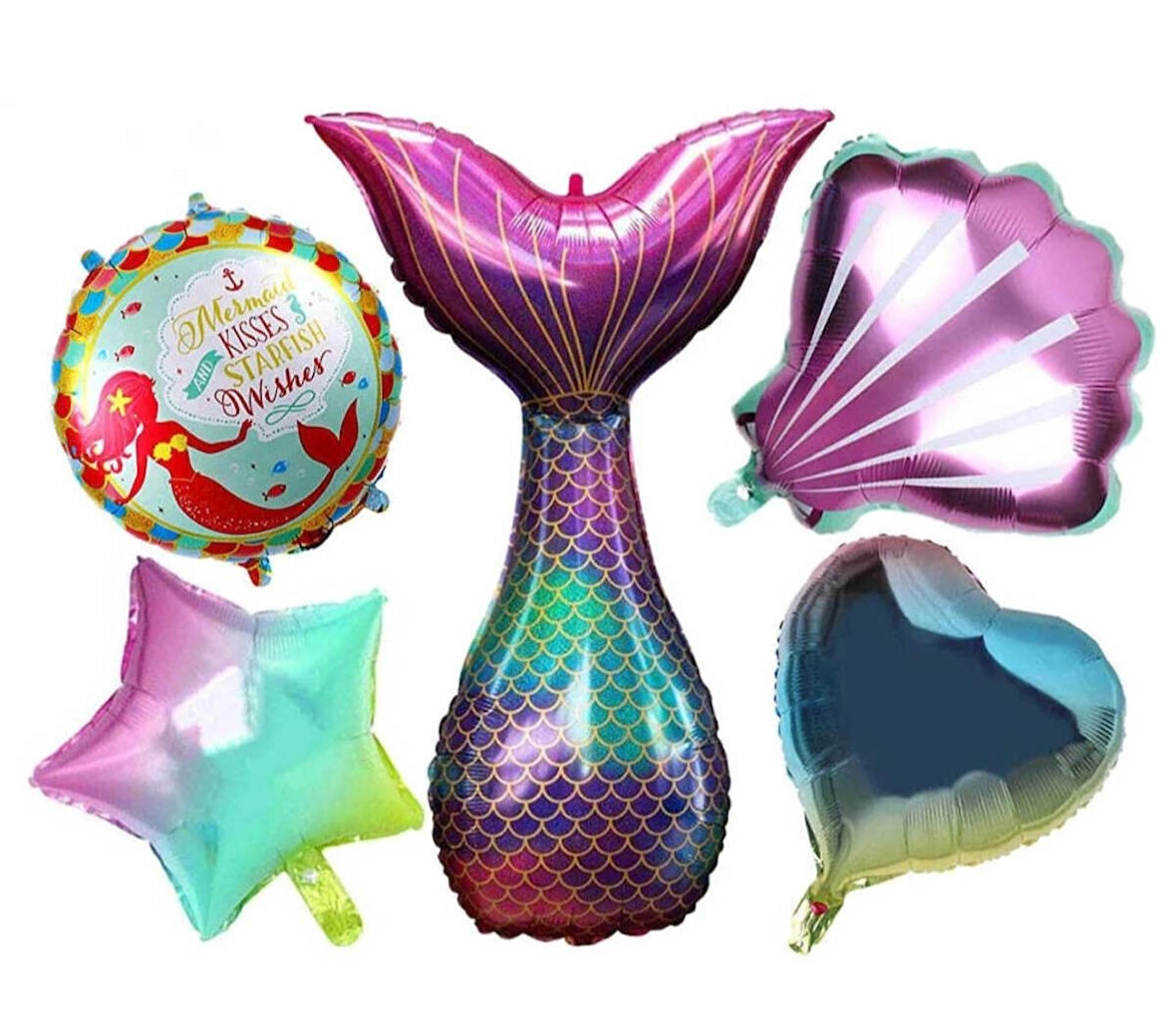 Deniz Kızı Kuyruk 5 Li Set