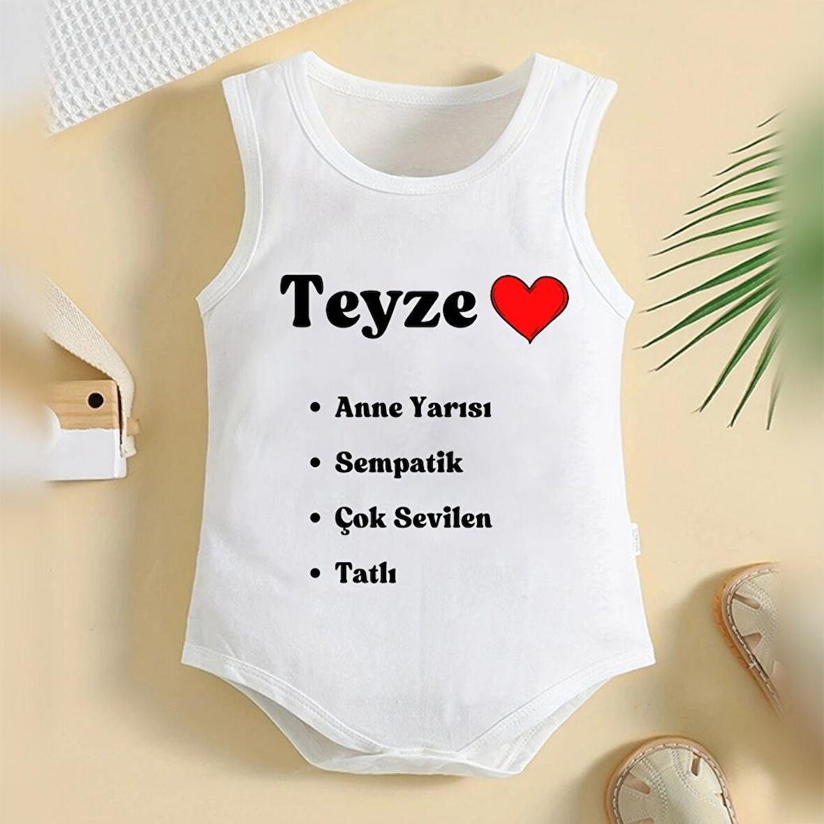 %100 Pamuklu Organik Baskılı Premium Çıtçıtlı Bebek Body Atlet Zıbın 00442