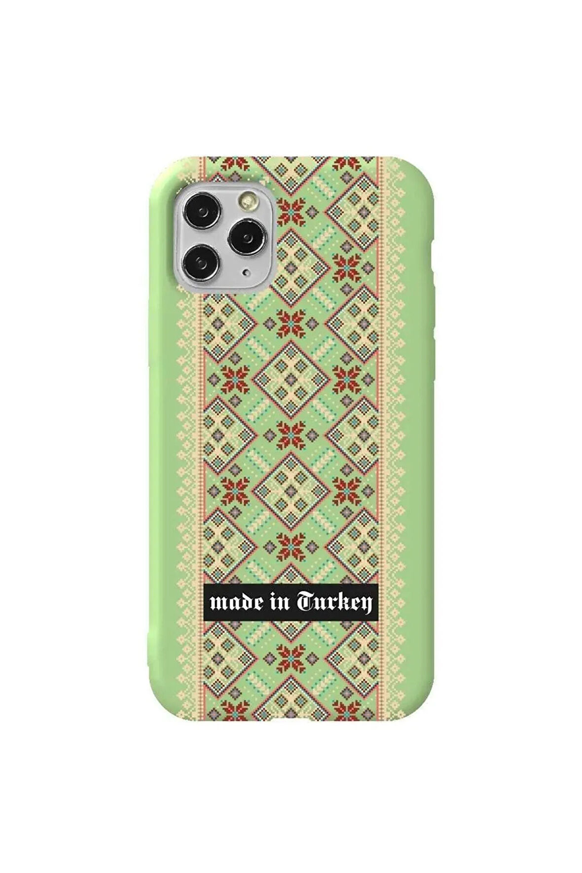 Iphone 11 Pro Max Açik Yesil Renkli Silikon Telefon Kilifi - Made In Turkey