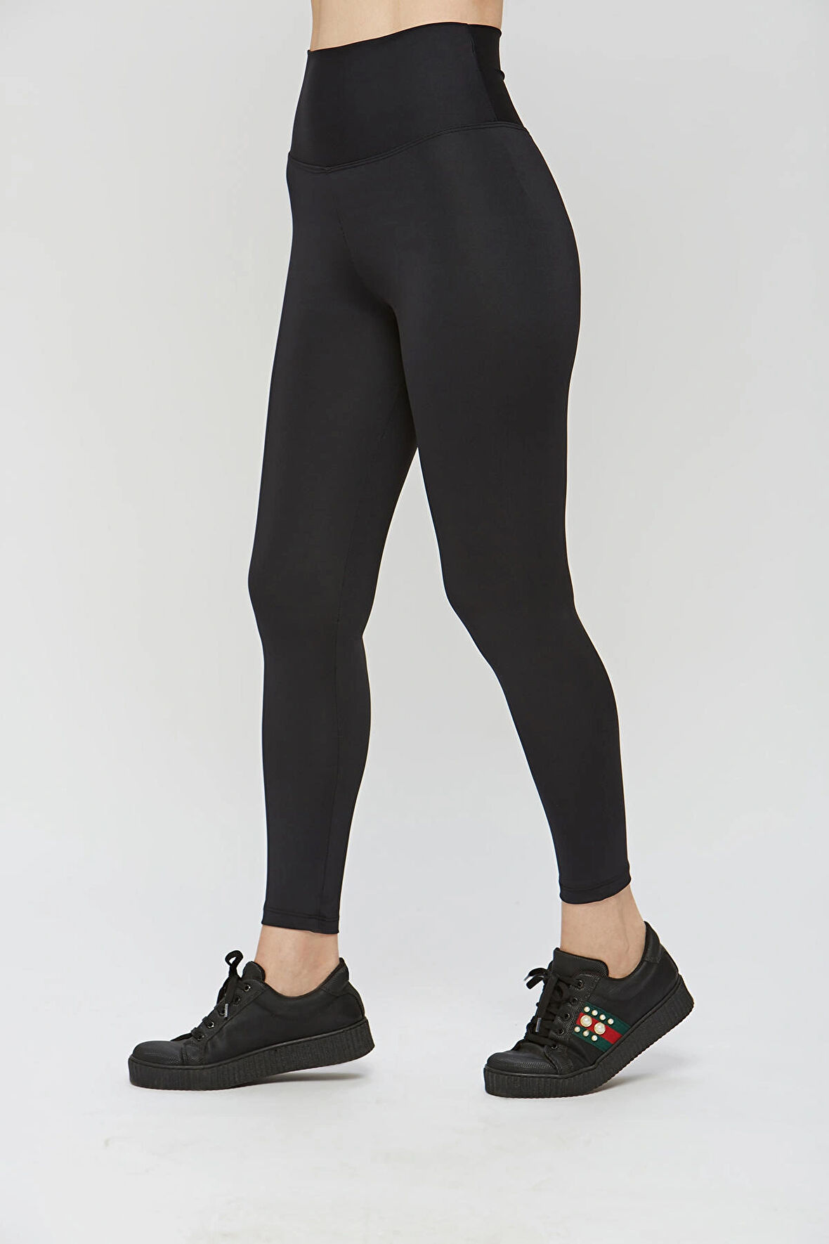 Siyah Ultra Soft Full Lycra Toparlayıcı Tayt