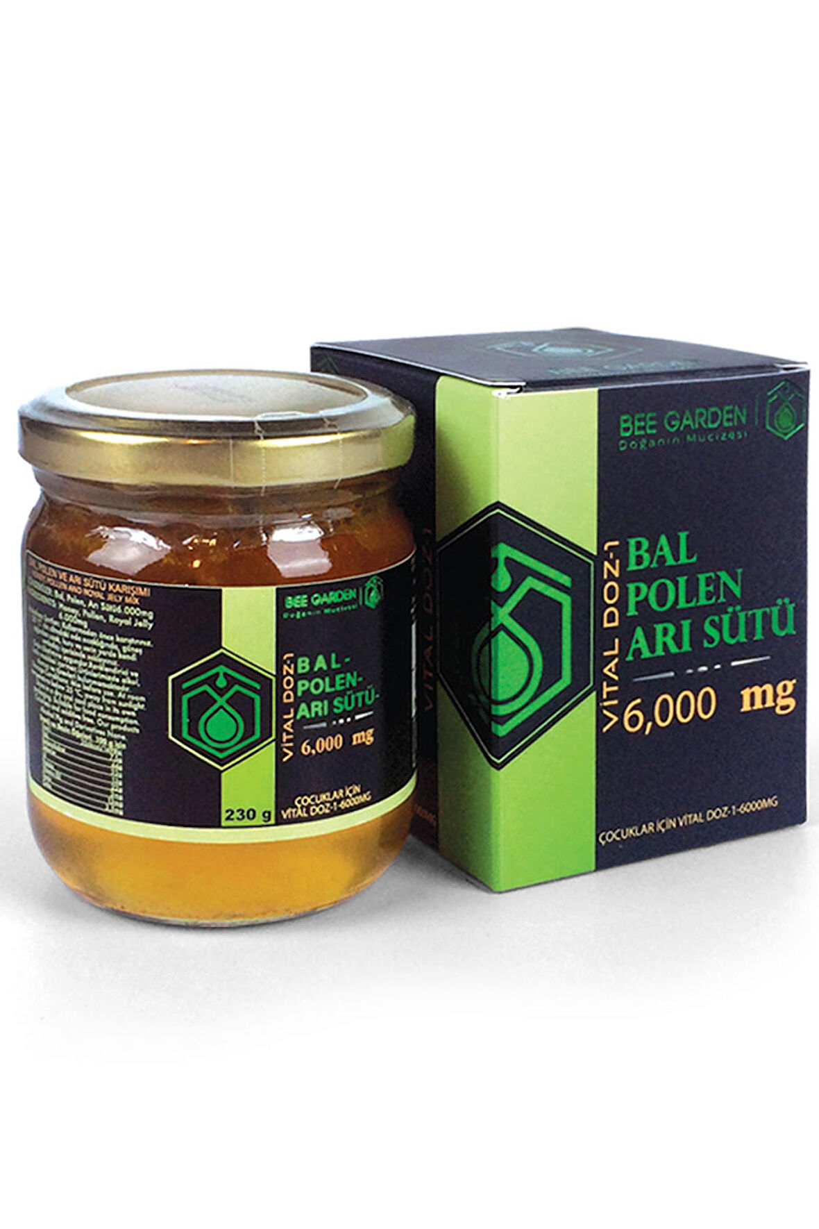 BEE GARDEN BALLI POLENLİ ARISÜTÜ MACUN 6000MG 230GR