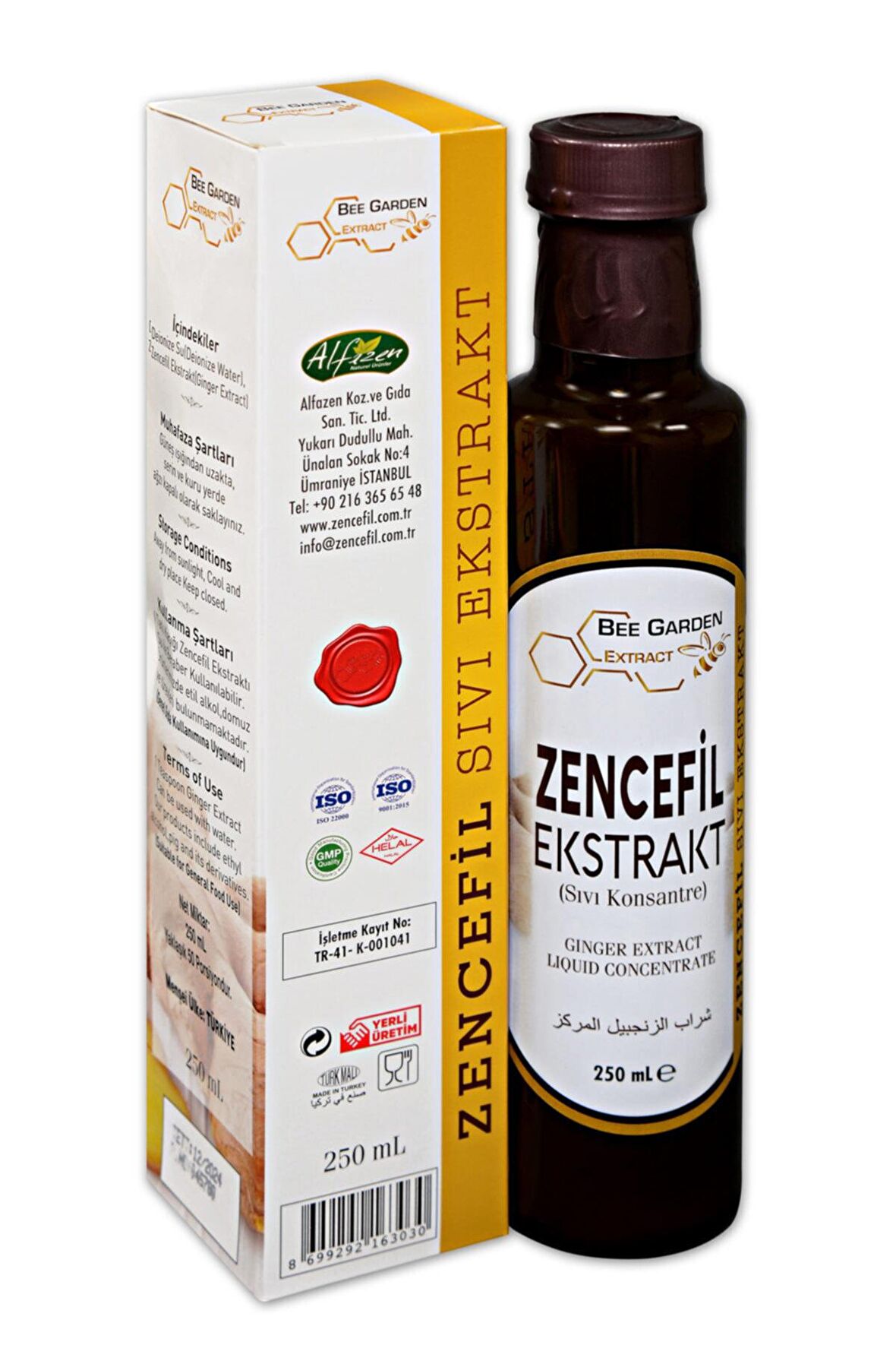 Zencefil Ekstraktı 250 Ml