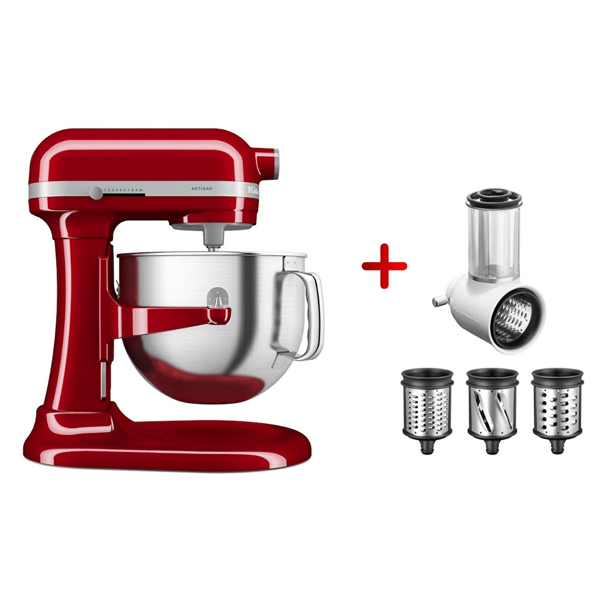 KitchenAid Artisan 5KSM70SHX - 6,6 L Kaldırılabilir Kaseli Stand Mikser - 5KSMVSA Hediyeli