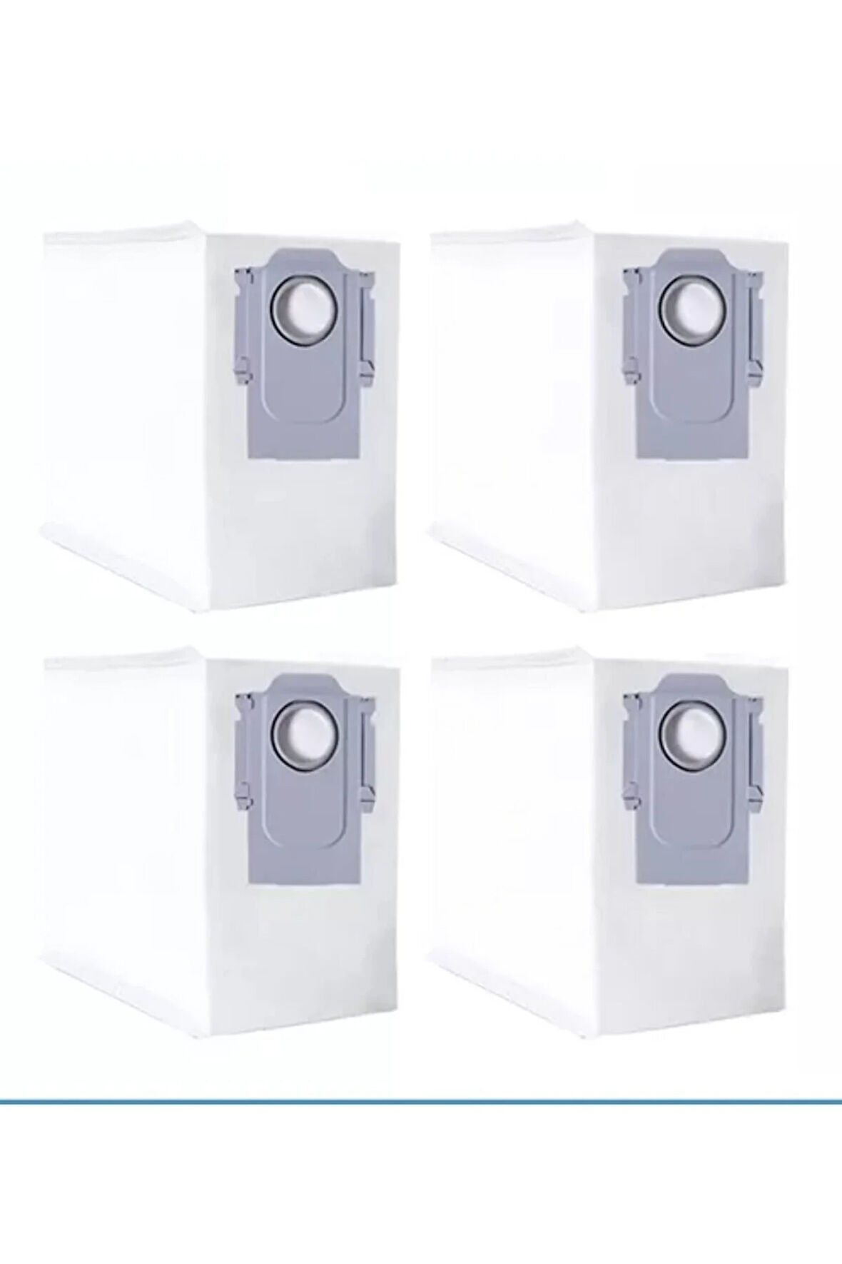 Roborock Q8 Max Q5 Pro uyumlu yedek toz torbası 4 adet