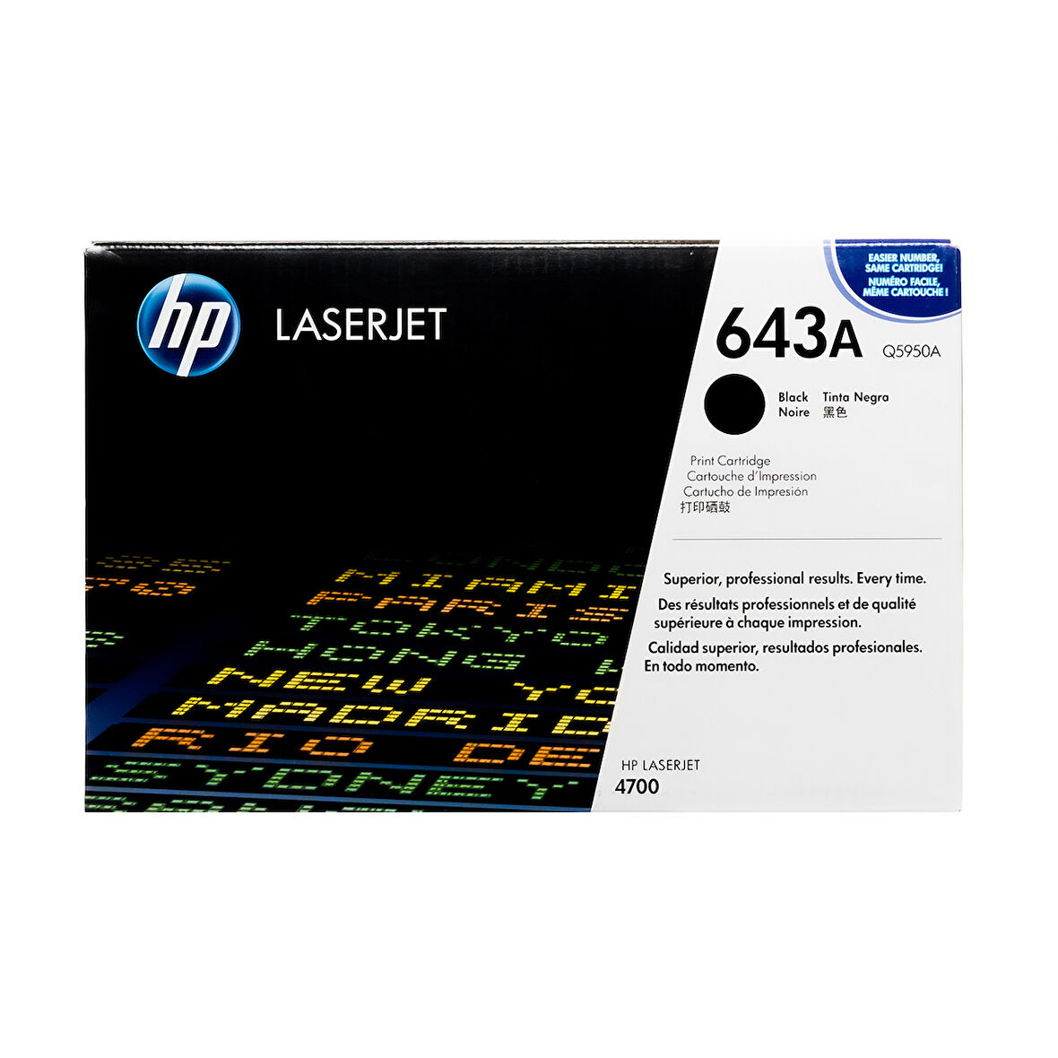 Hp Q5950A (643A) Siyah Orjinal Toner