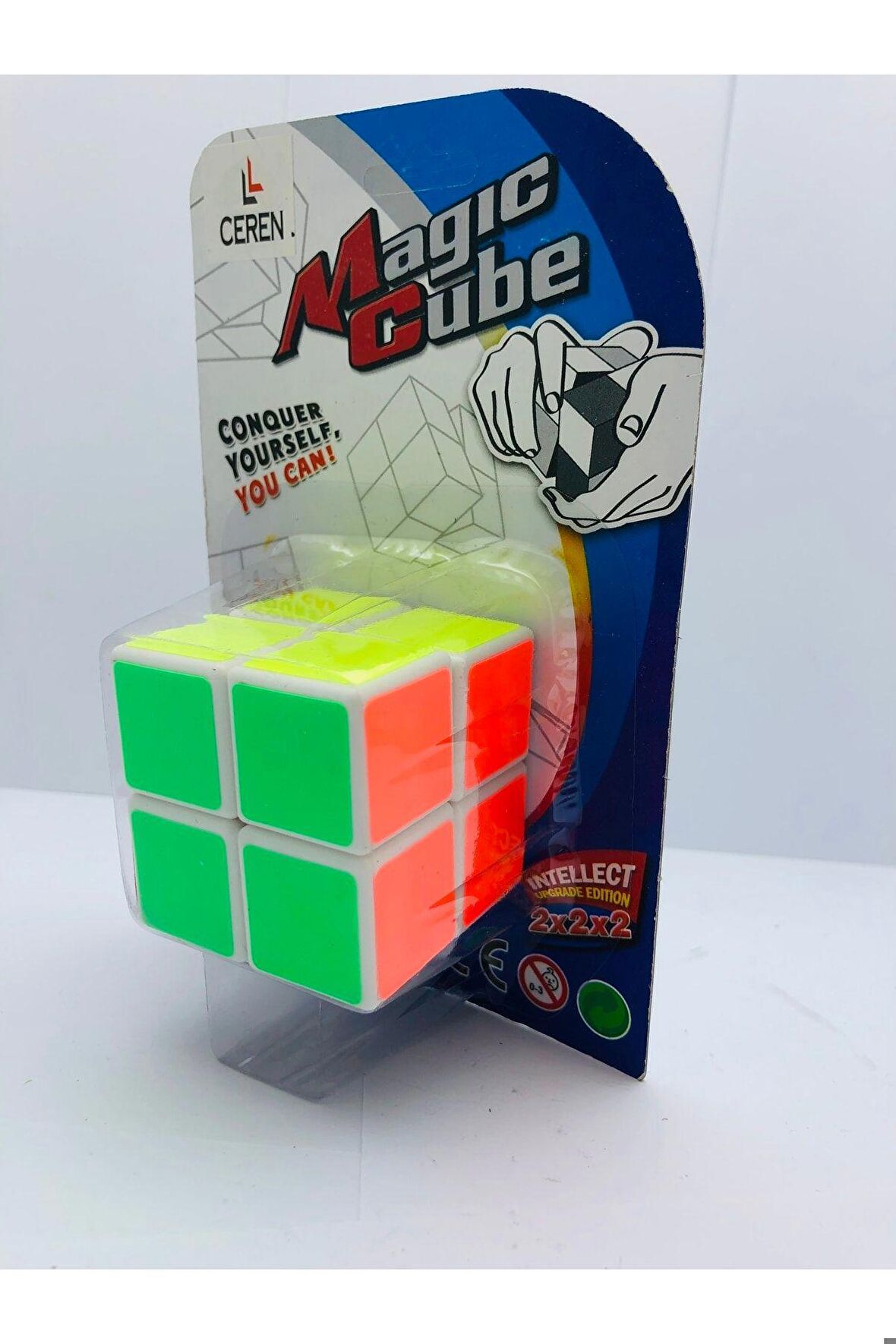 2 Adet Zeka Küpü, Rubik Küp, Sabır Küpü 3 X 3 X 3 Ve 2 X 2 X2