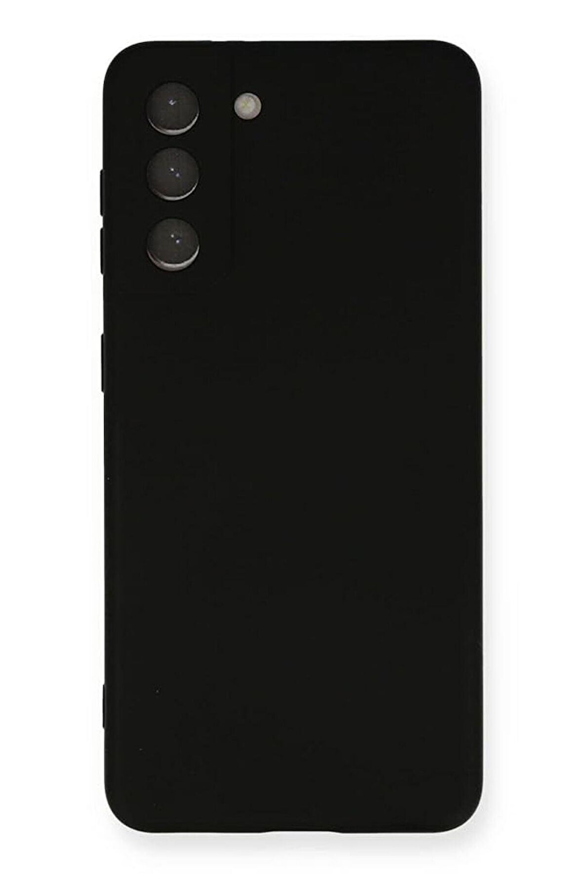 Samsung Galaxy S21 Plus Uyumlu Silikon Lansman Telefon Kılıfı - Siyah