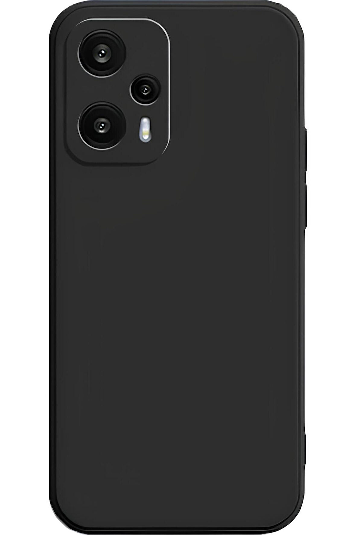 Poco F5 Uyumlu Silikon Lansman Telefon Kılıfı - Siyah