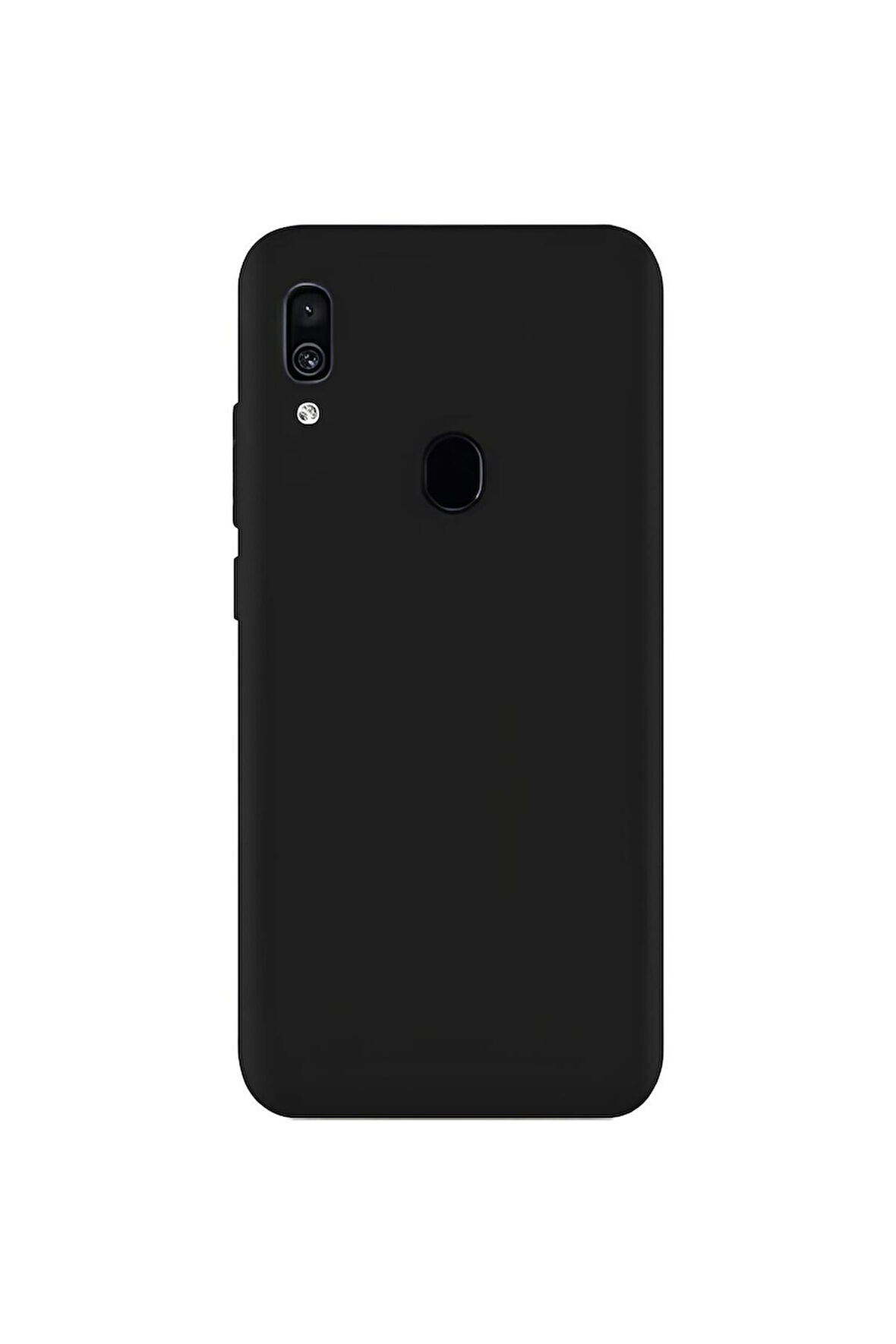 Samsung Galaxy A30 Uyumlu Silikon Lansman Telefon Kılıfı - Siyah