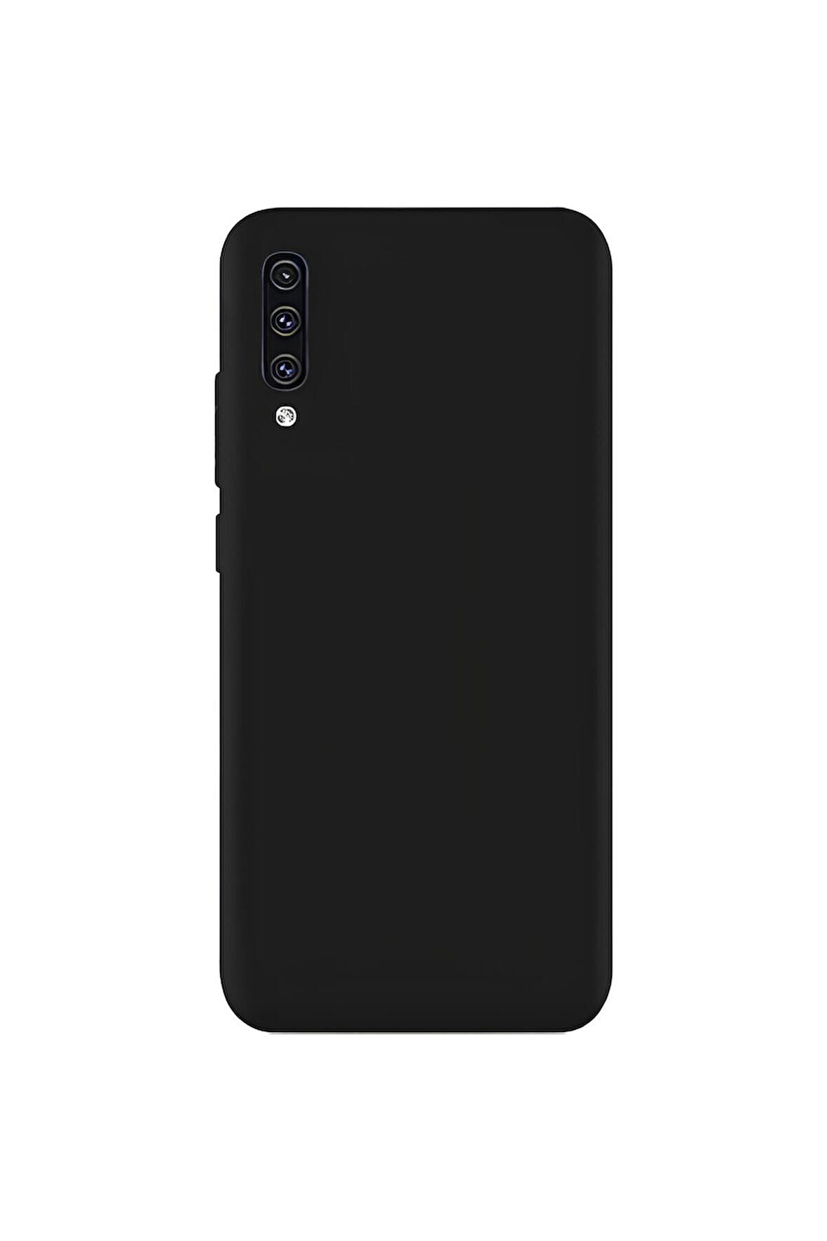 Samsung Galaxy A50 Uyumlu Silikon Lansman Telefon Kılıfı - Siyah