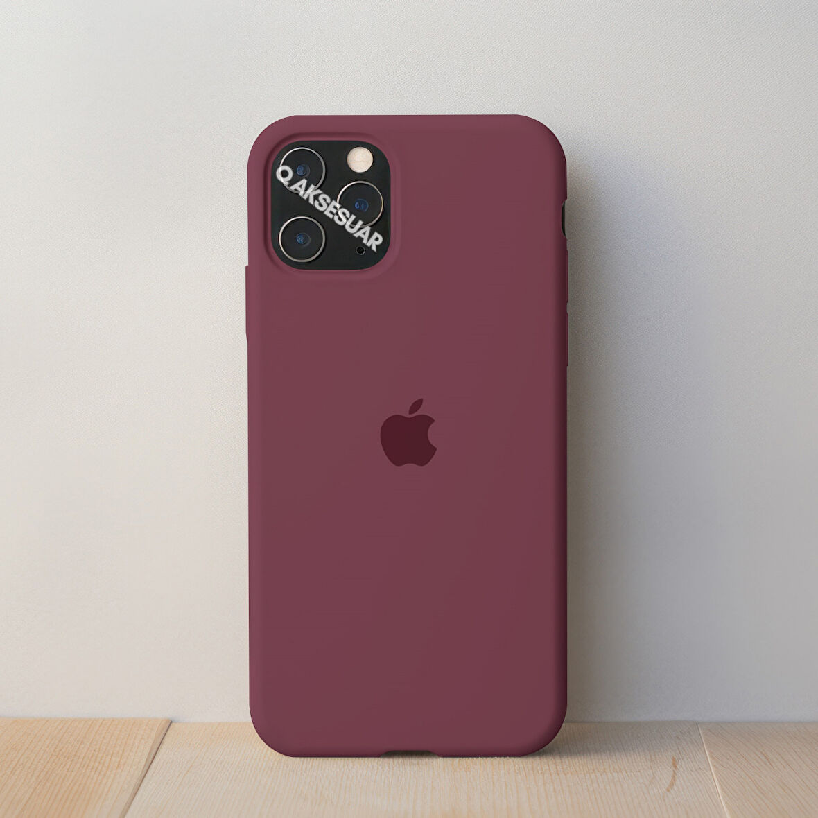 İphone 7 Plus Uyumlu Içi Kadife Logolu Lansman Silikon Kılıf Kapak 