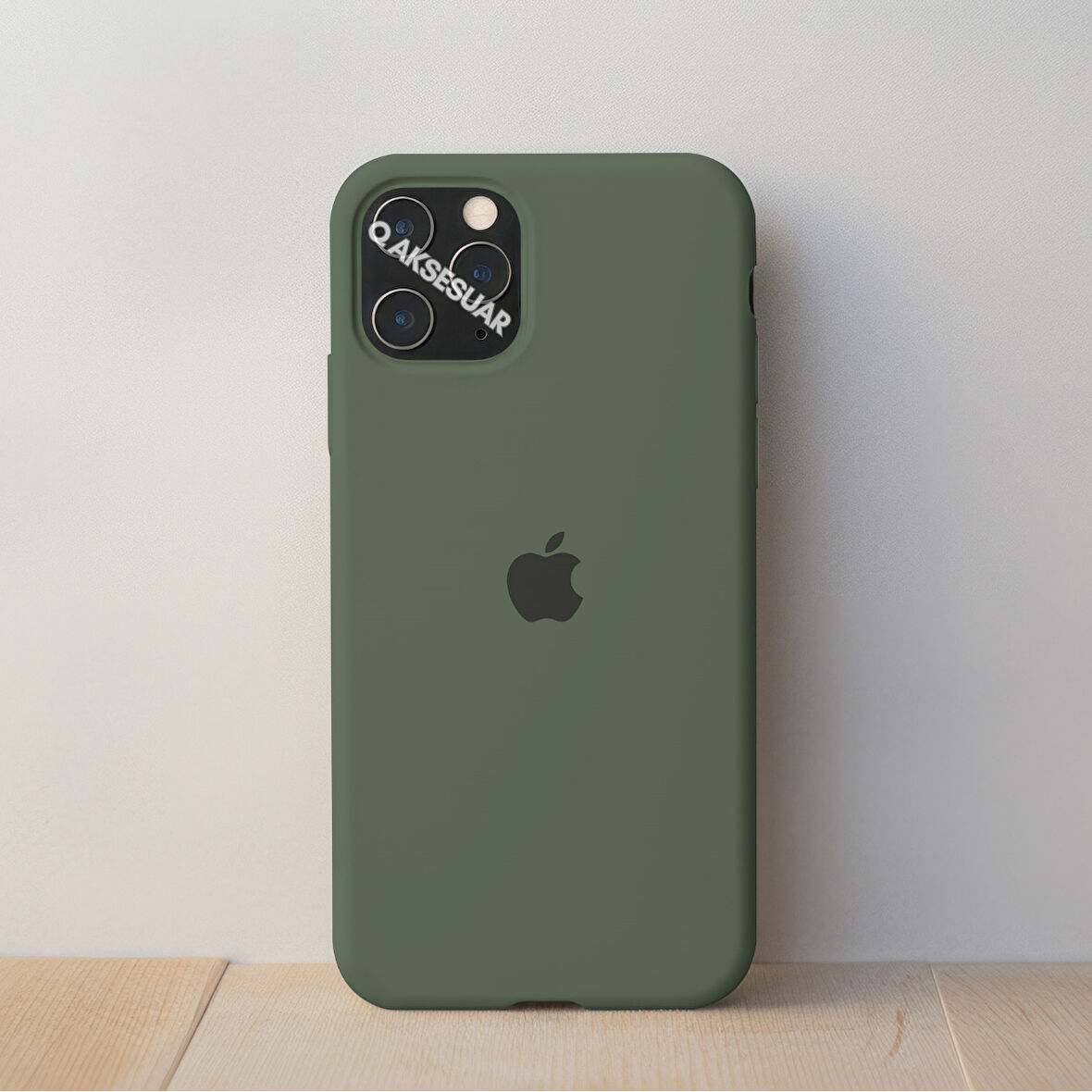 İphone 14 Pro Uyumlu Içi Kadife Logolu Lansman Silikon Kılıf Kapak 