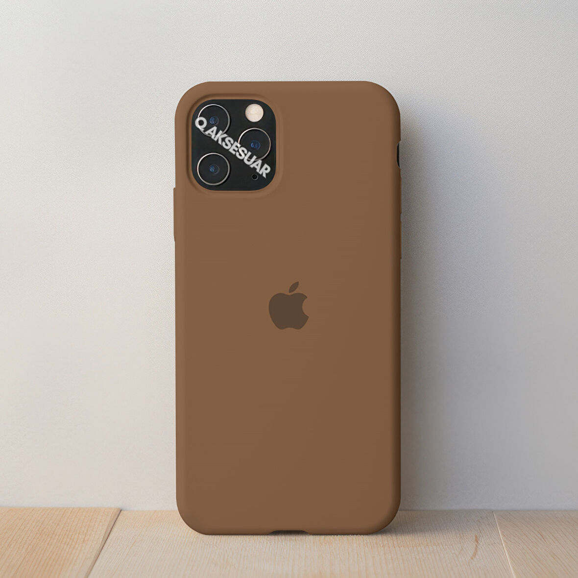 İphone 14 Pro Max Uyumlu Içi Kadife Logolu Lansman Silikon Kılıf Kapak 