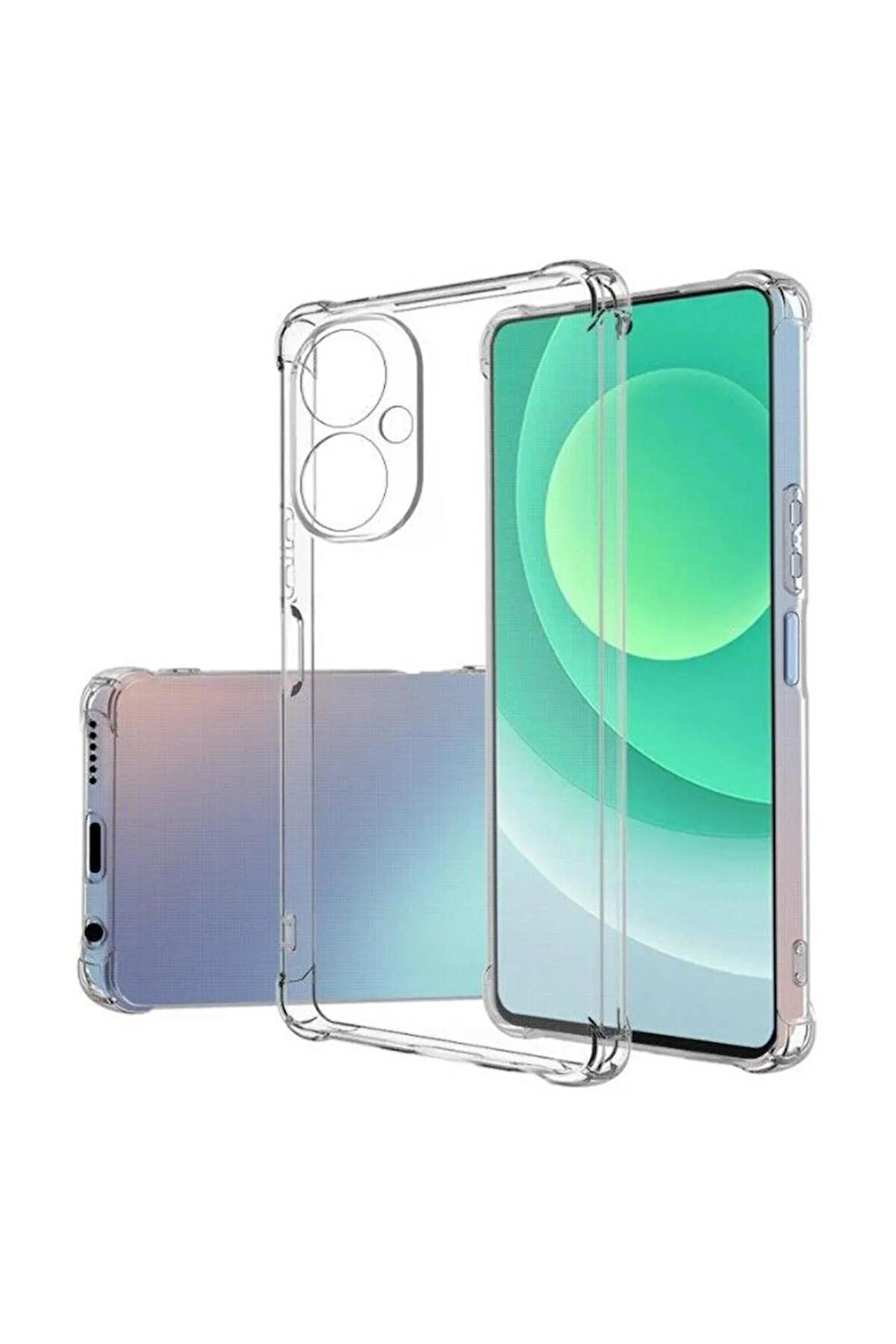 Tecno Camon 19 Uyumlu Renksiz Silikon Şeffaf Telefon Kılıfı