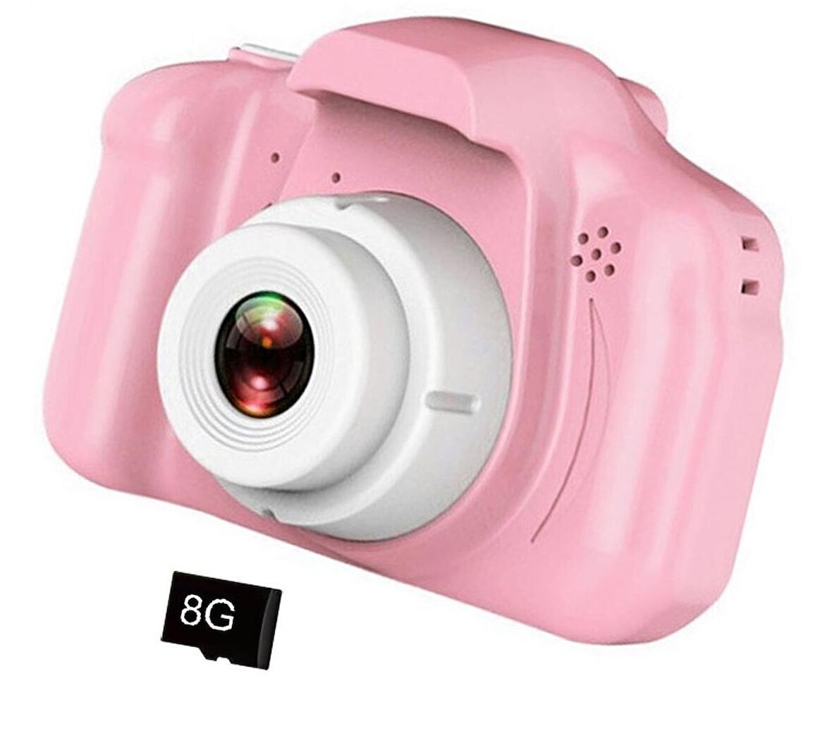 QASUL Mini 1080p Hd Kamera Çocuklar Için Dijital Fotoğraf Makinesi 16 Gb Sd Kart