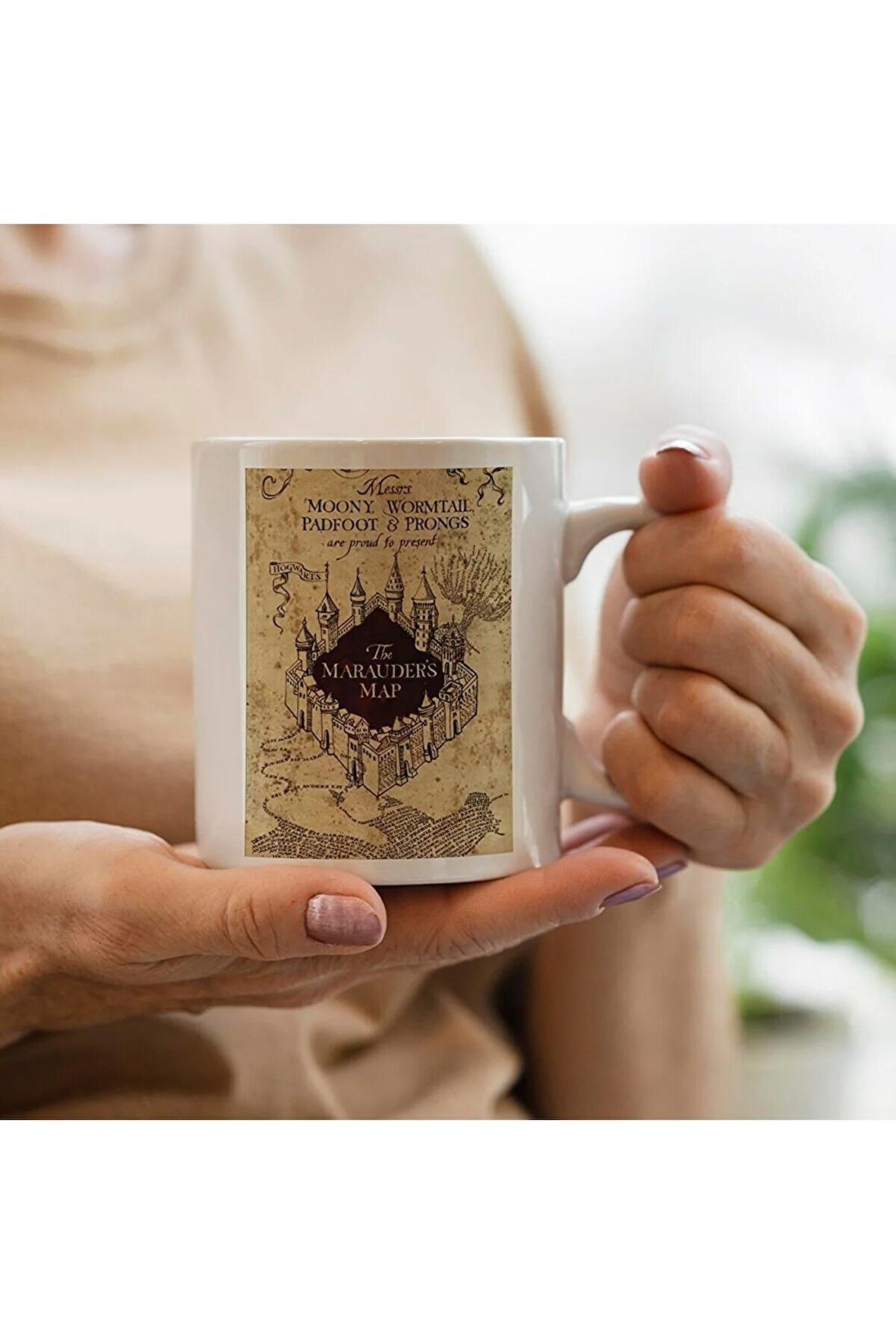 Çapulcu Haritası Marauders Map Harry Potter Baskılı Kupa Bardak