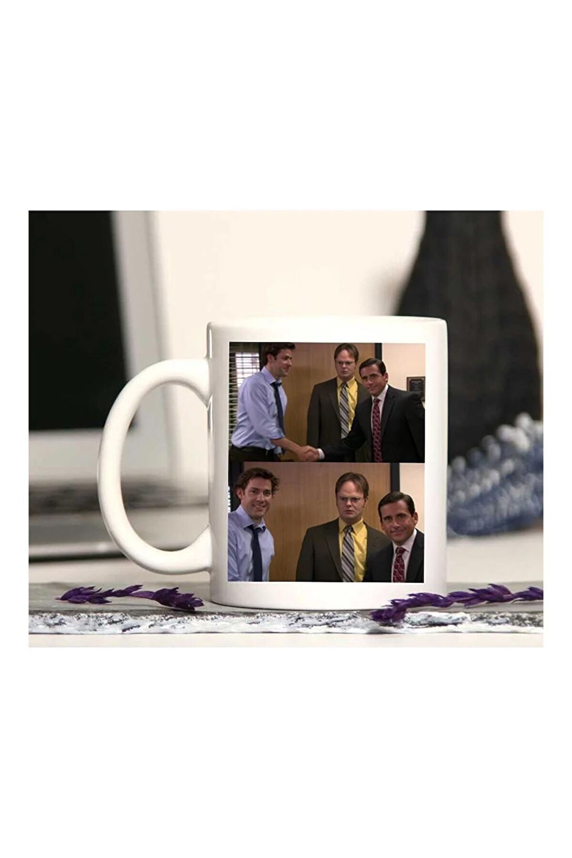 The Office Michael Jim Dwight Baskılı Kupa Bardak