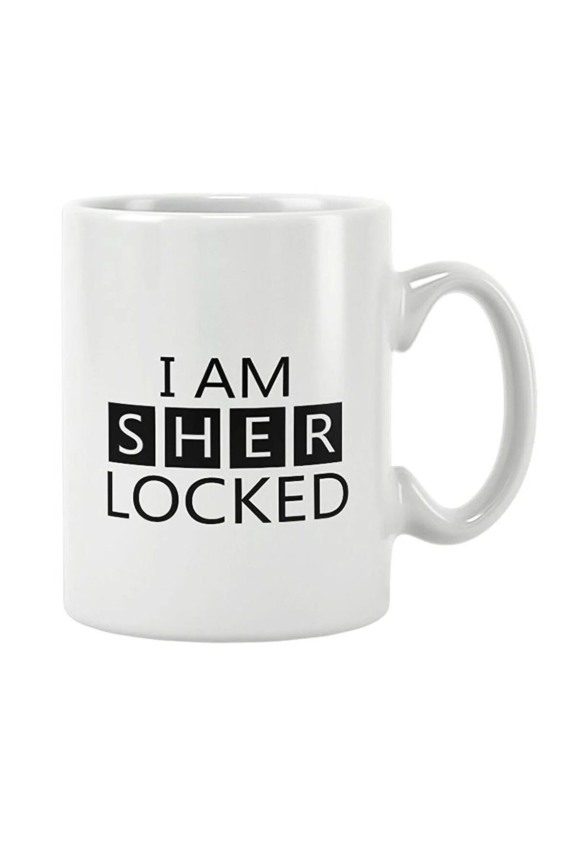 I Am Sherlocked The Woman Sherlock Baskılı Kupa Bardak