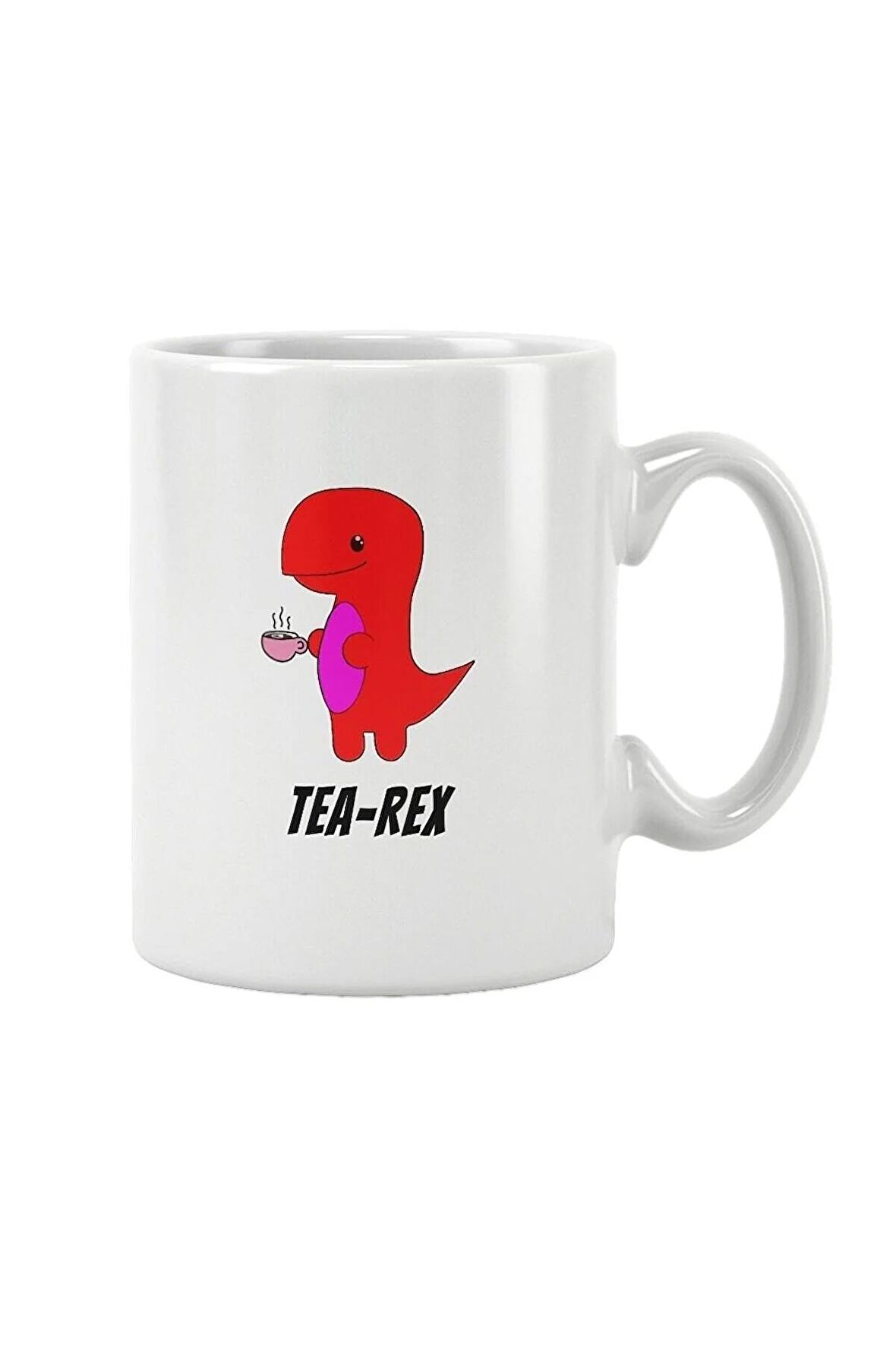 Tea Rex Eğlenceli Hediyelik Baskılı Kupa Bardak