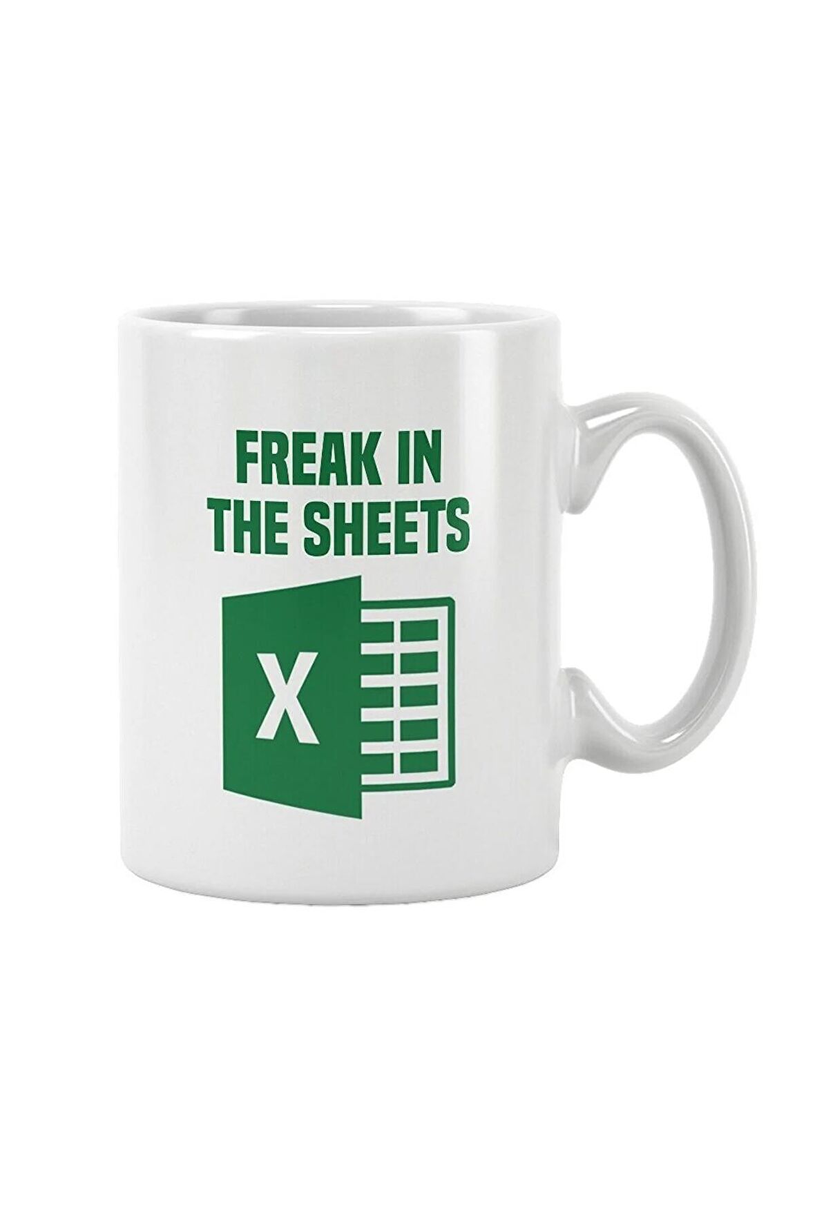 Freak In The Sheets Muhasebe Excel Hediye Baskılı Kupa Bardak