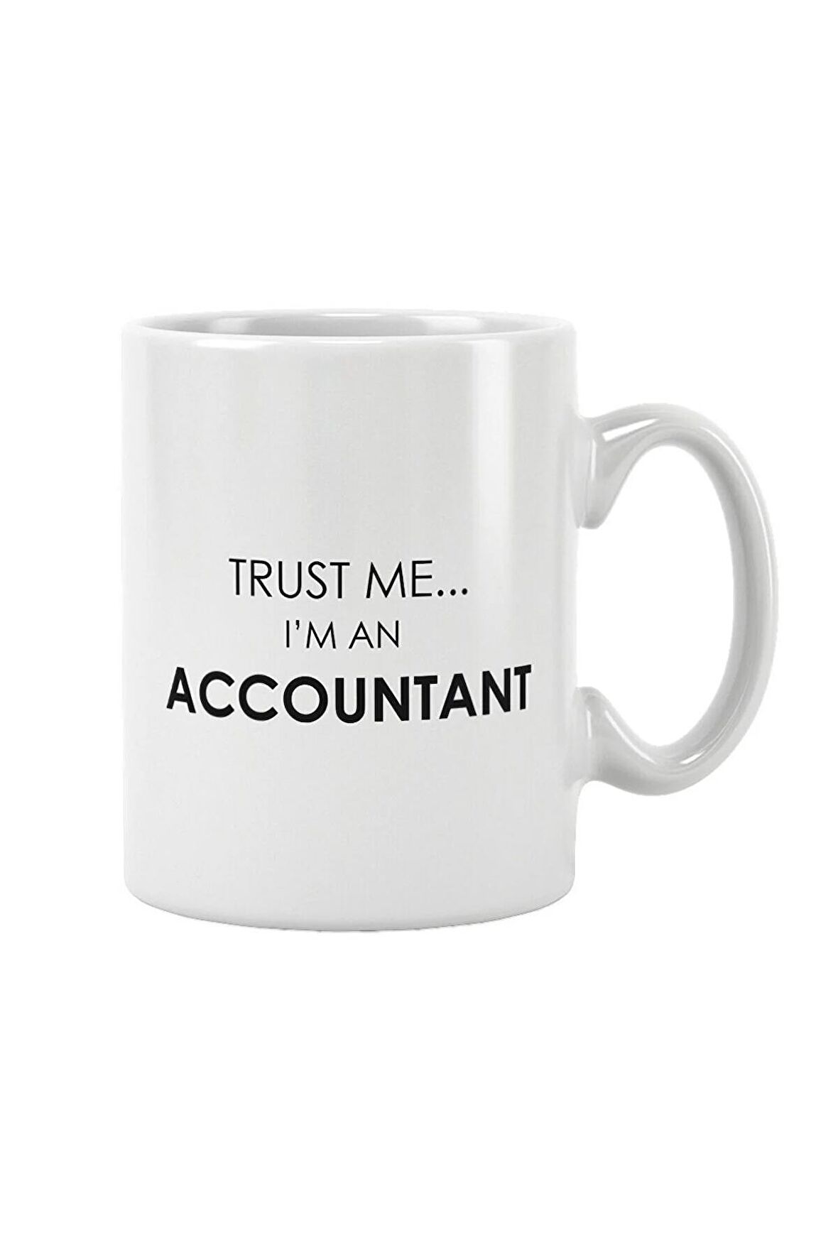 Trust Me I'm An Accountant Muhasebeci Baskılı Kupa Bardak