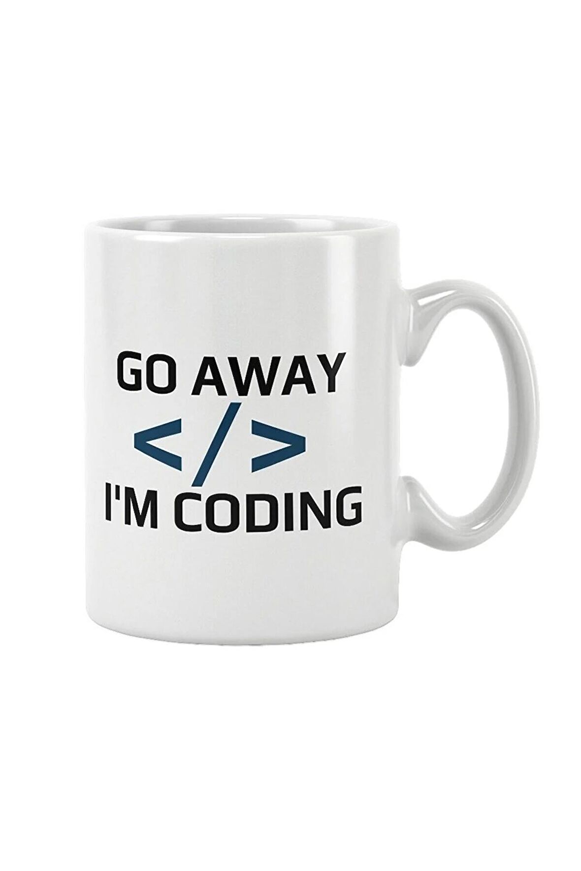 Go Away I'm Coding Yazılımcı Baskılı Kupa Bardak