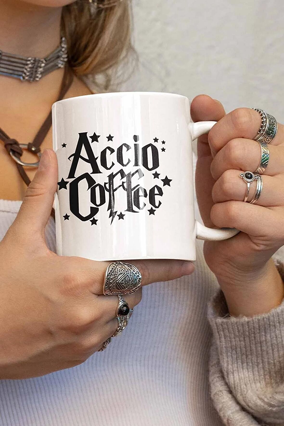 Accio Coffee Harry Potter Temalı Baskılı Kupa Bardak