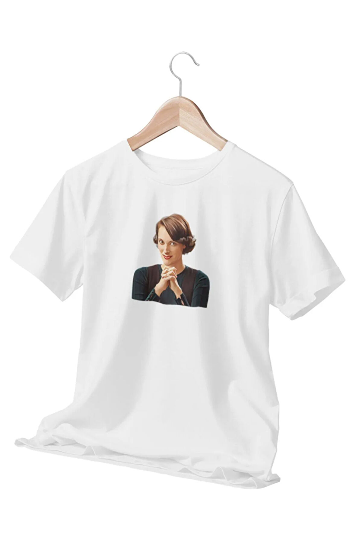 Fleabag Baskılı Sevgili Arkadaş Doğum Günü Eğlenceli Hediyelik Beyaz Unisex T-Shirt