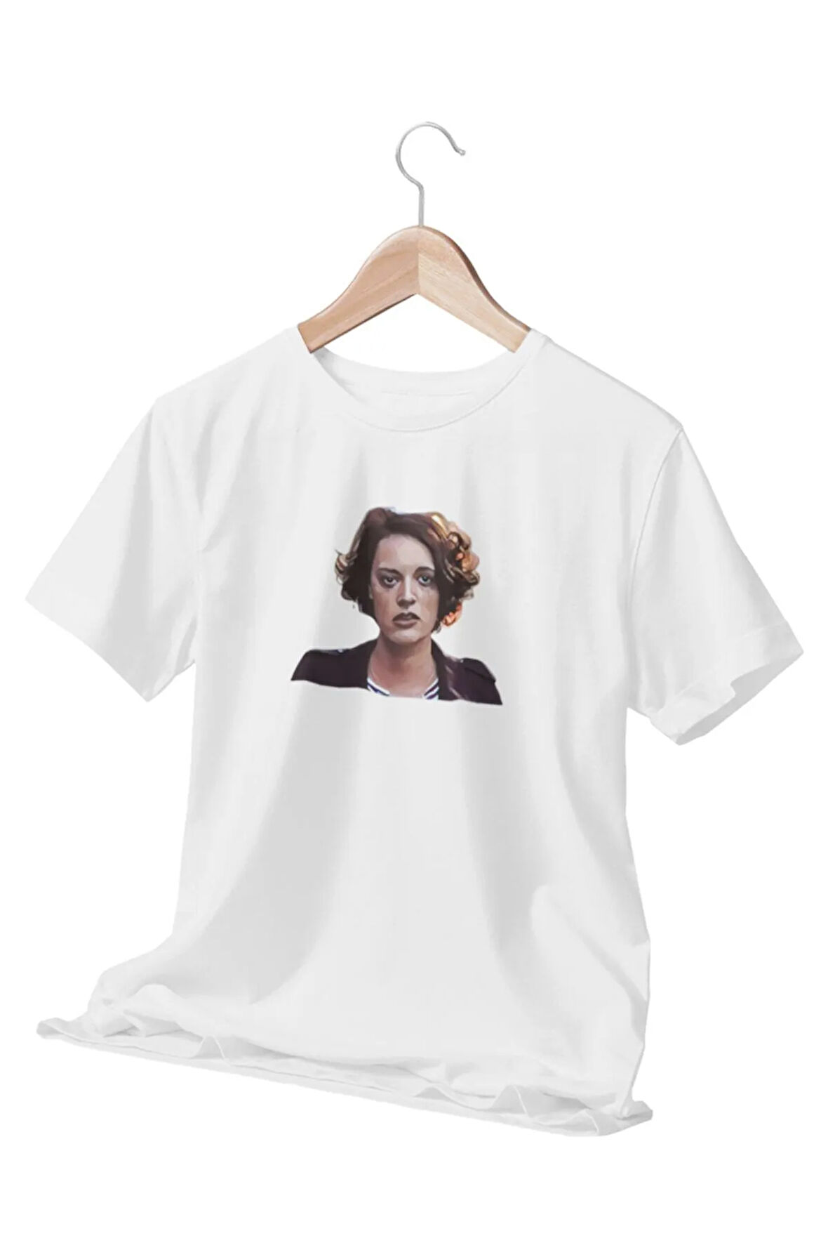 Fleabag Baskılı Sevgili Arkadaş Doğum Günü Eğlenceli Hediyelik Beyaz Unisex T-Shirt