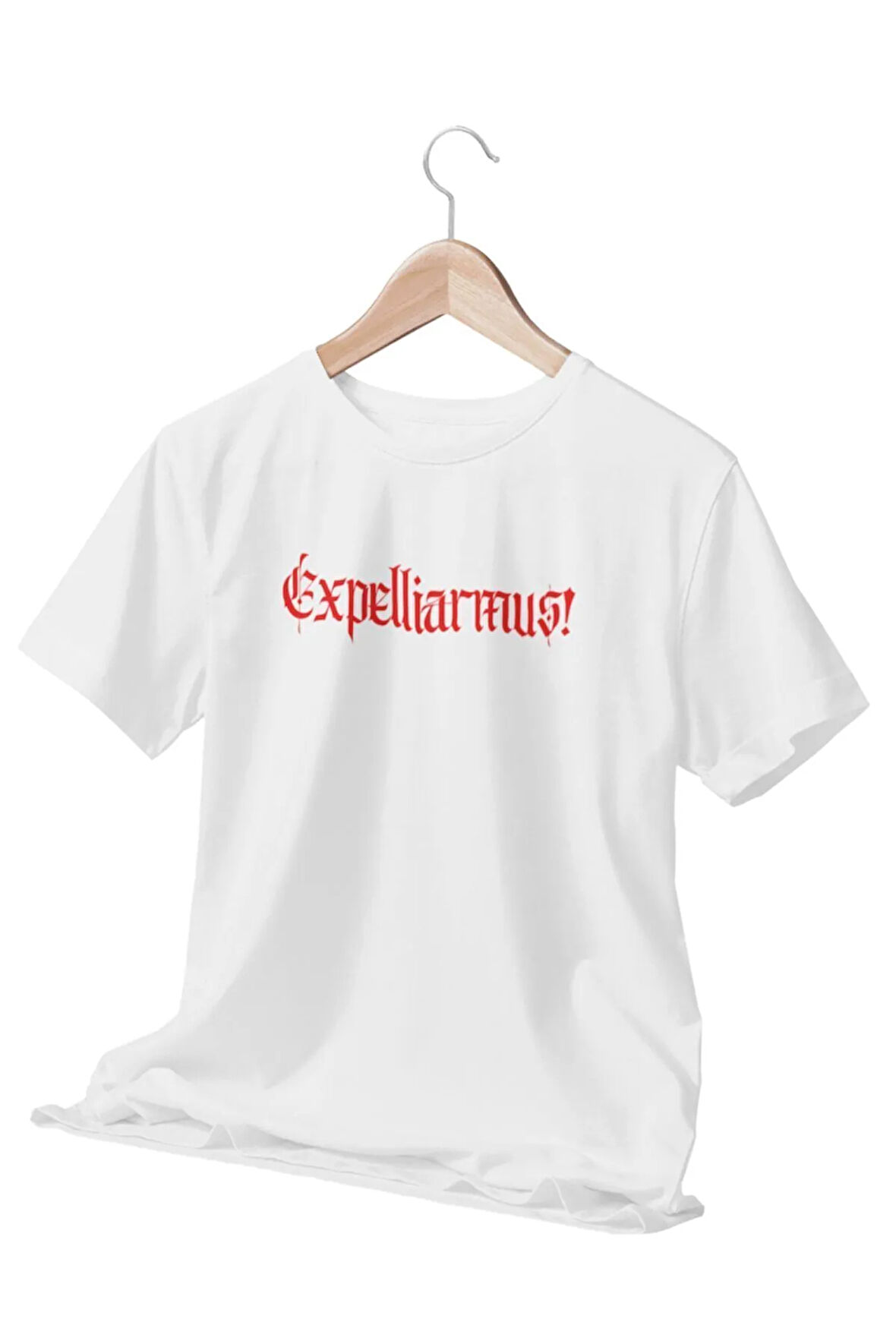 Expelliarmus Yazılı Harry Potter Doğum Günü Sevgili Arkadaş Hediyelik Eğlenceli Beyaz Unisex T-Shirt