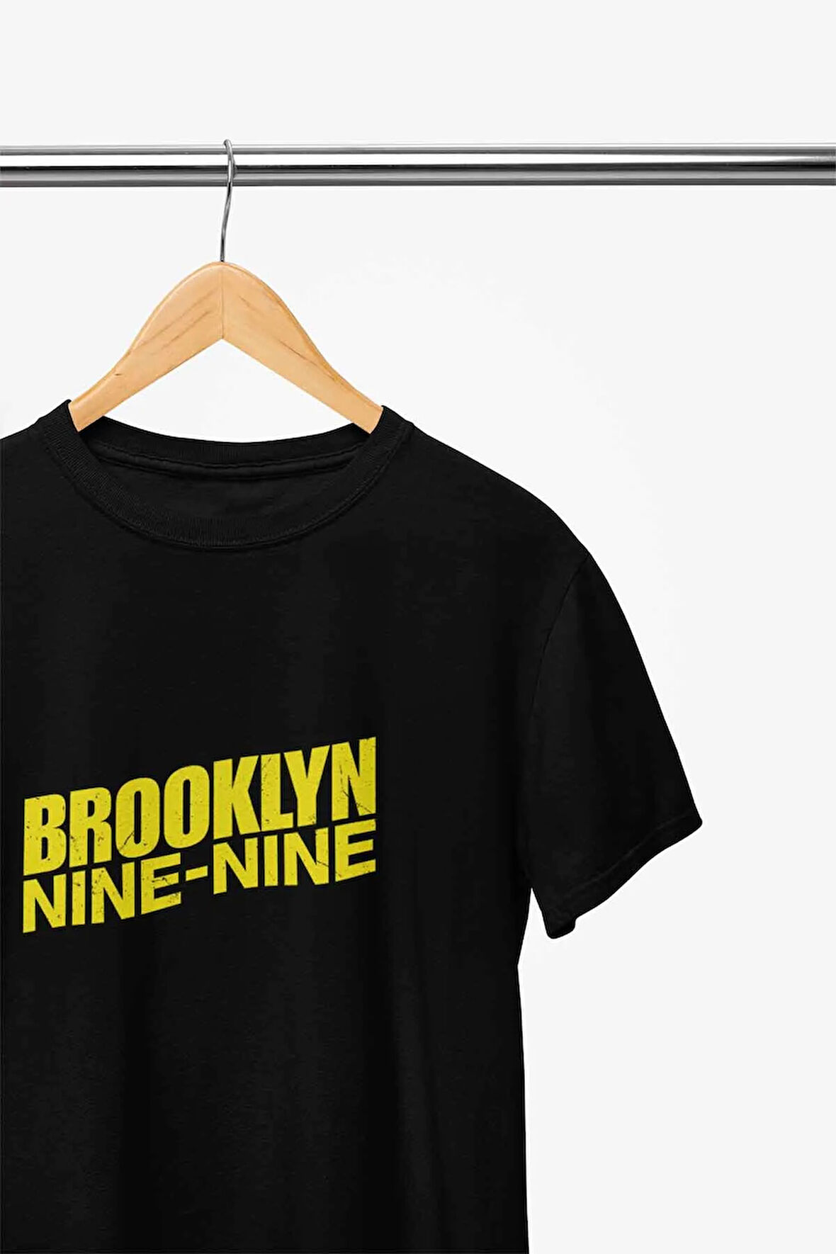 Brooklyn Nine Nine Baskılı Hediyelik Beyaz Unisex T-Shirt