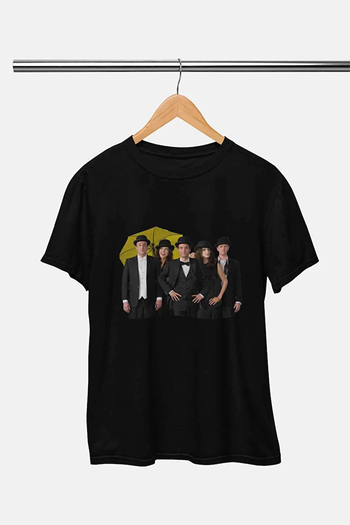 How I Met Your Mother Hımym Baskılı Hediyelik Beyaz Unisex T-Shirt