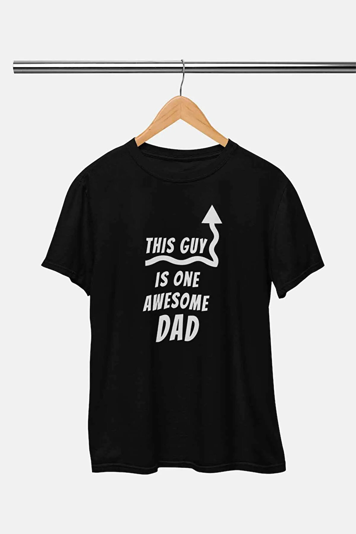 This Guy Is One Awesome Dad Babalar Günü Hediyelik Beyaz Unisex T-Shirt