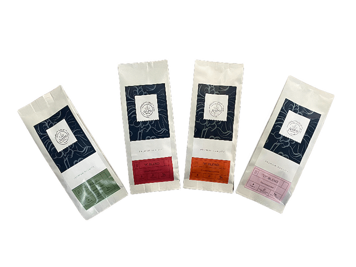 "QAPO" TANIŞMA SETİ (4X50gr) (Q BLEND-A BLEND-P BLEND-O BLEND)