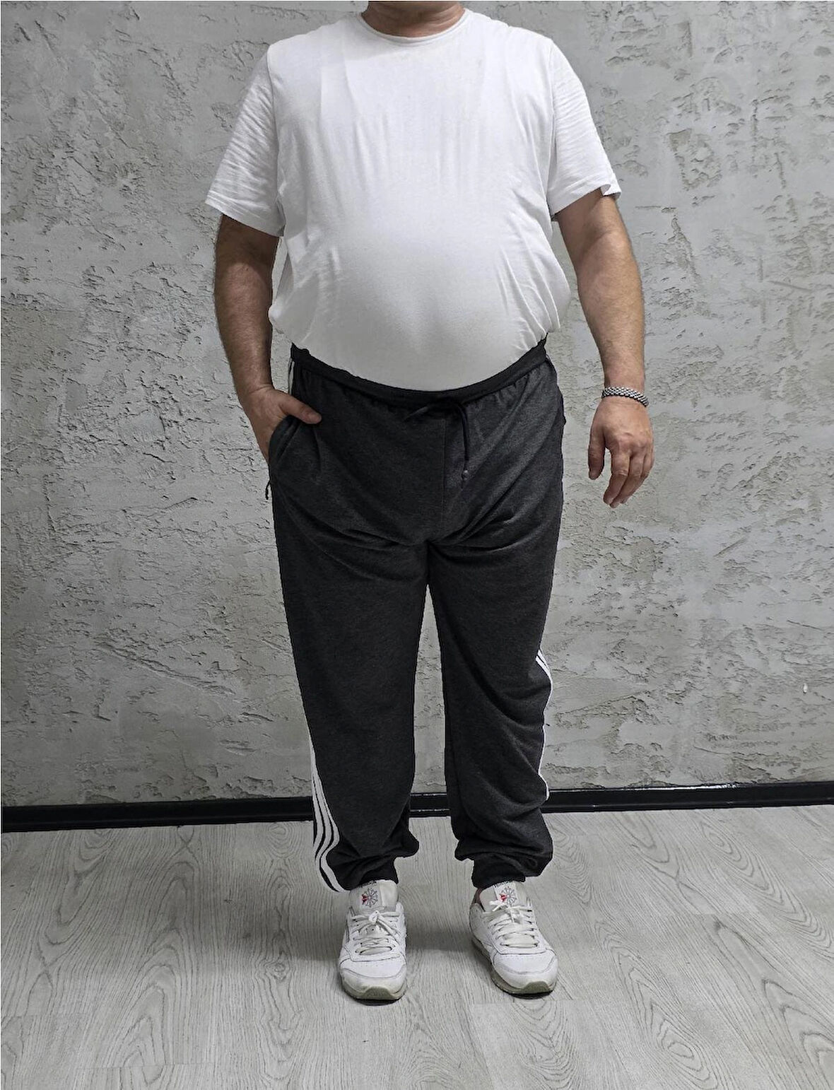 QUITS KIDS-2225-BATTAL BEDEN ŞERİTLİ EŞOFMAN