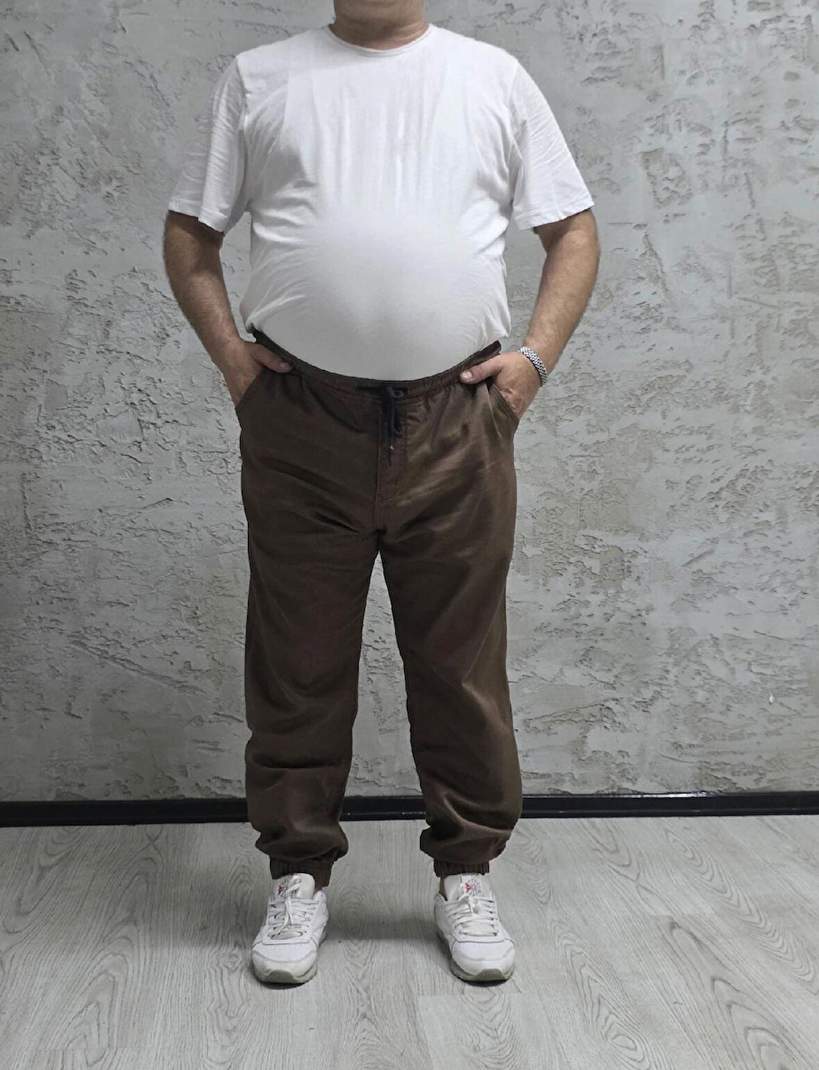 QUITS KIDS-15000-BATTAL BEDEN BEL VE PAÇA LASTİKLİ PANTOLON