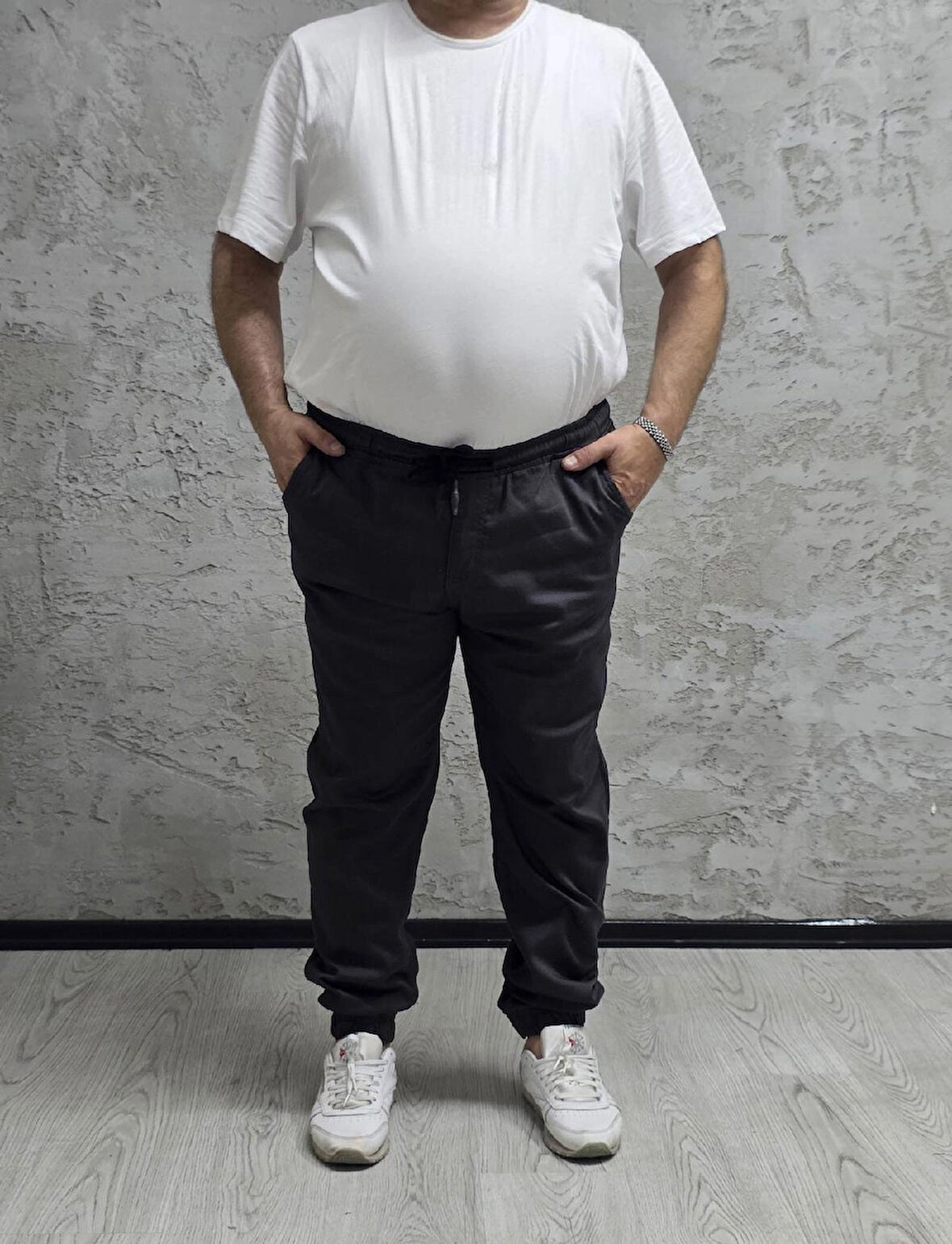 QUITS KIDS-15000-BATTAL BEDEN BEL VE PAÇA LASTİKLİ PANTOLON