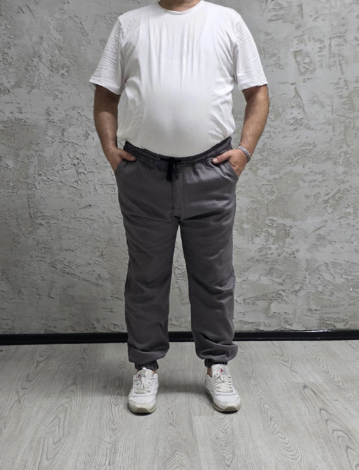 QUITS KIDS-15000-BATTAL BEDEN BEL VE PAÇA LASTİKLİ PANTOLON