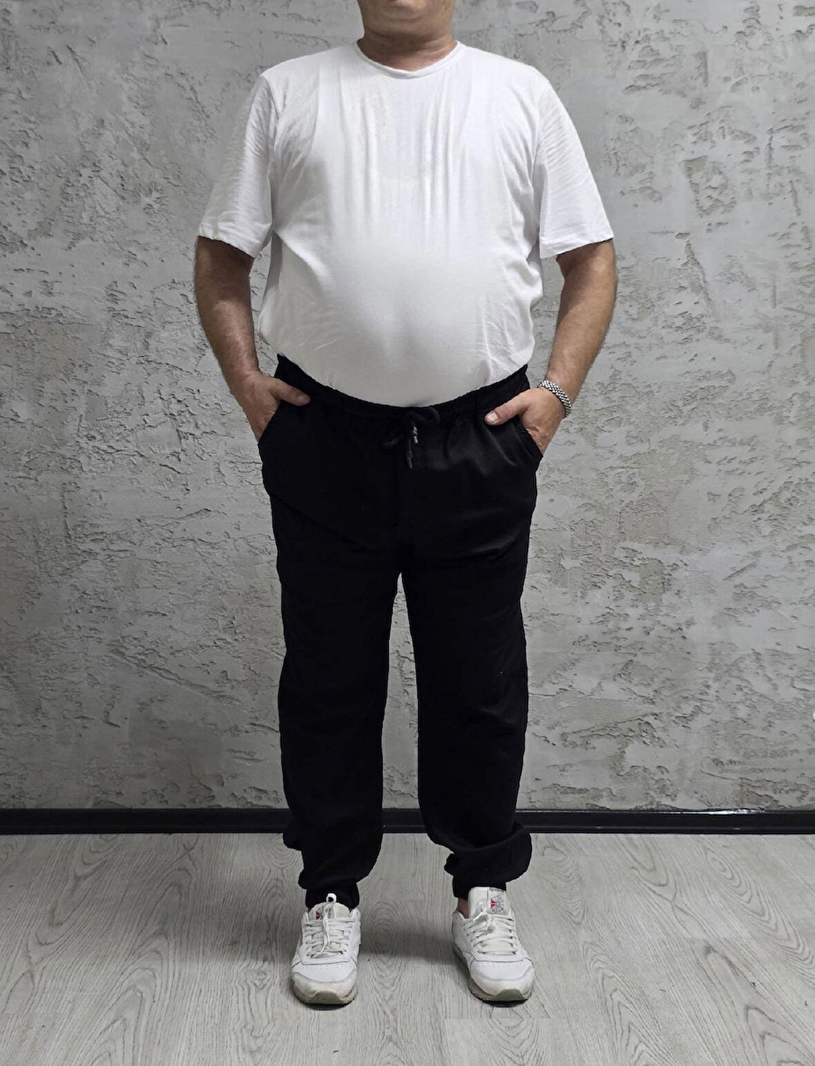 QUITS KIDS-15000-BATTAL BEDEN BEL VE PAÇA LASTİKLİ PANTOLON