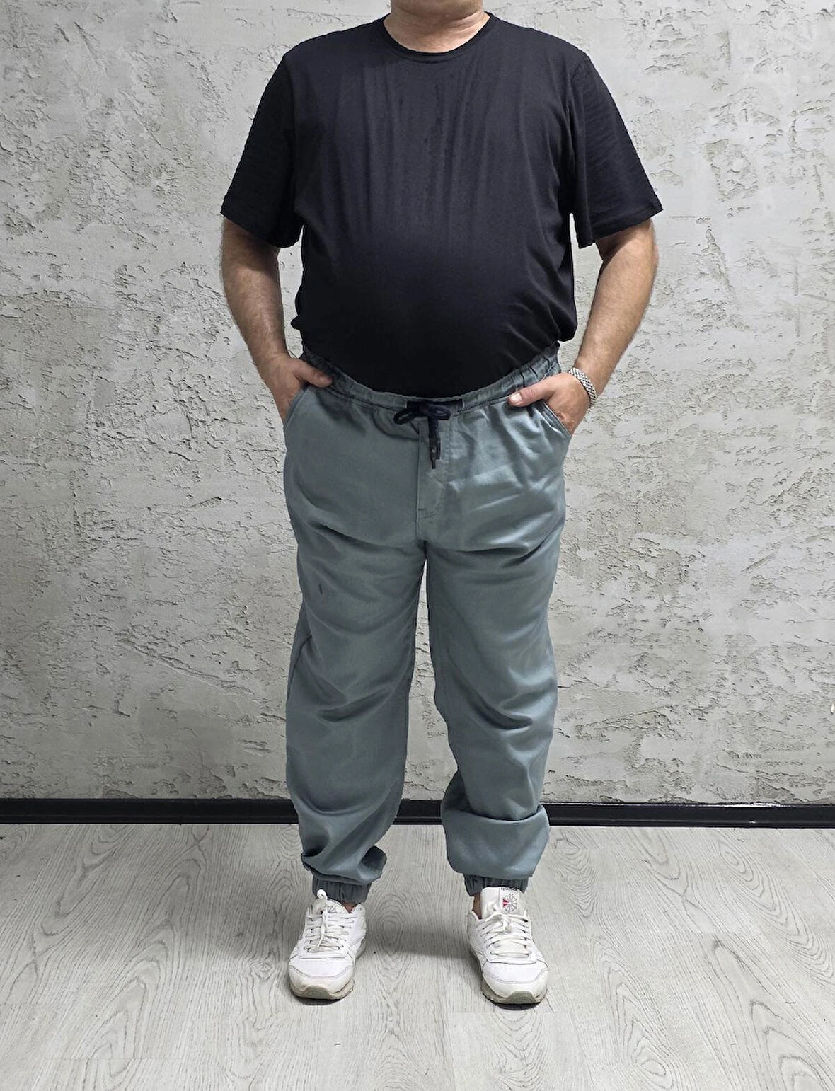 QUITS KIDS-15000-BATTAL BEDEN BEL VE PAÇA LASTİKLİ PANTOLON