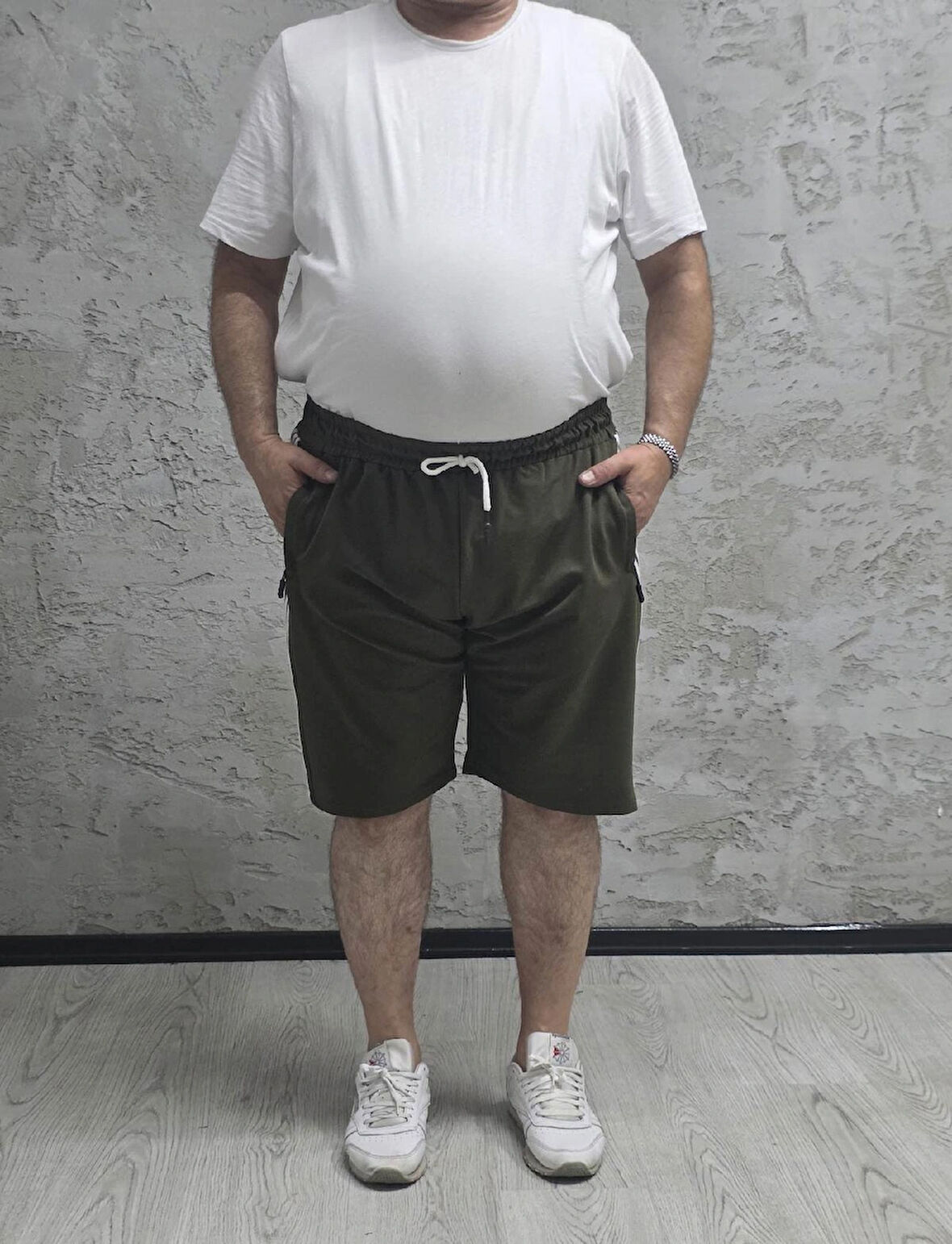 QUITS KIDS-2245-BATTAL BEDEN ŞERİTLİ ŞORT