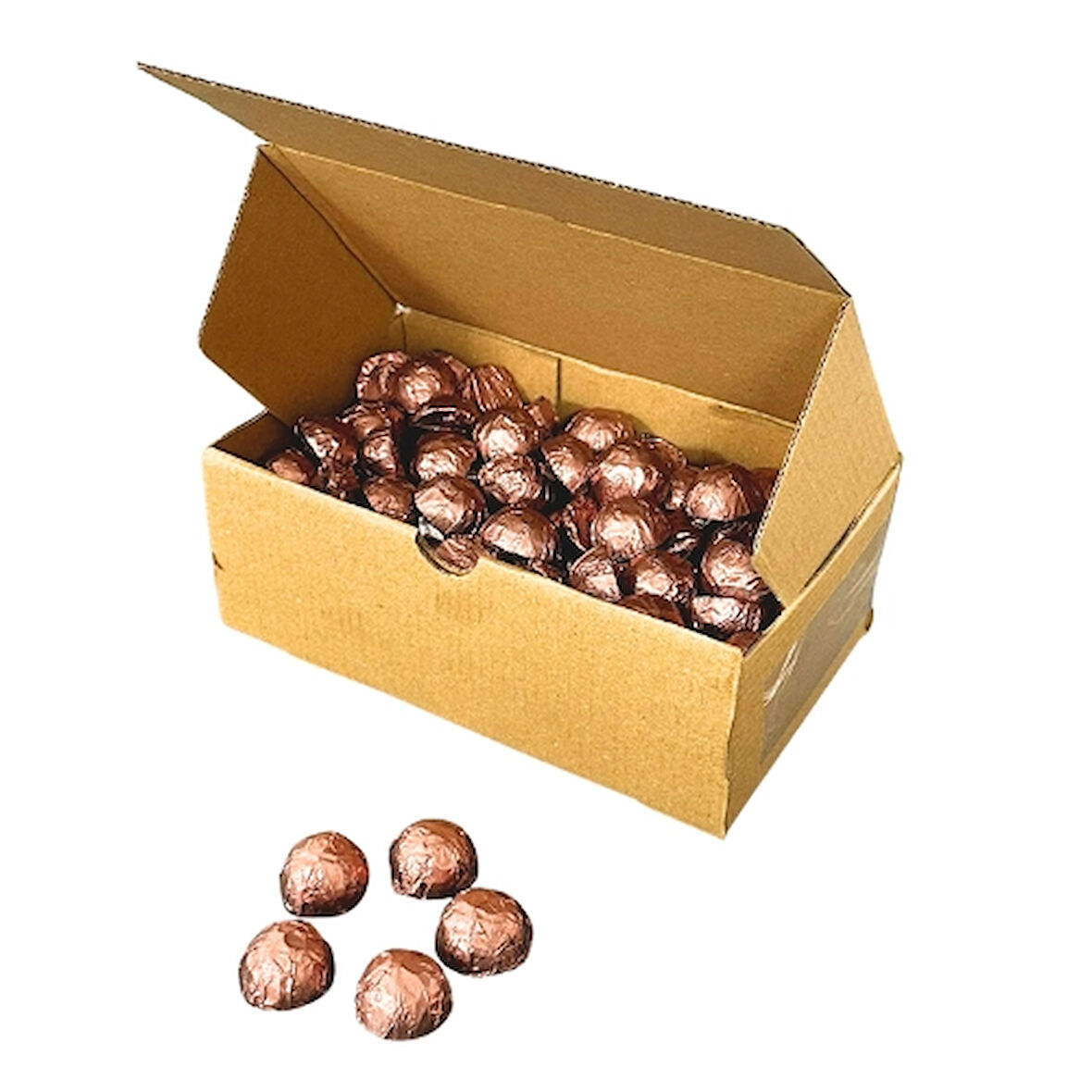 Gurme Bronz Bronz Sütlü Çikolata (1 kg’da 140 -145 Adet)