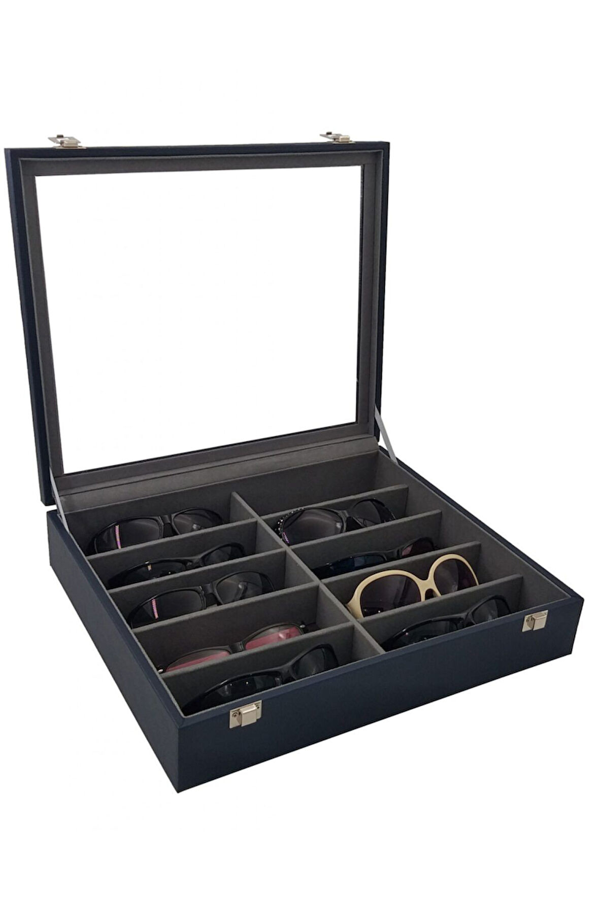 Gözlük Kutusu 10'lu Lacivert Kroko