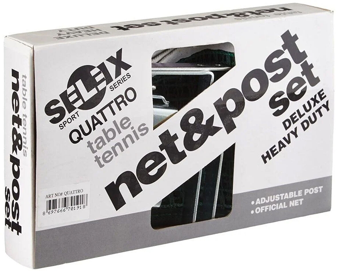 SELEX QUATTRO MASA TENİSİ AĞ-DEMİR SETİ