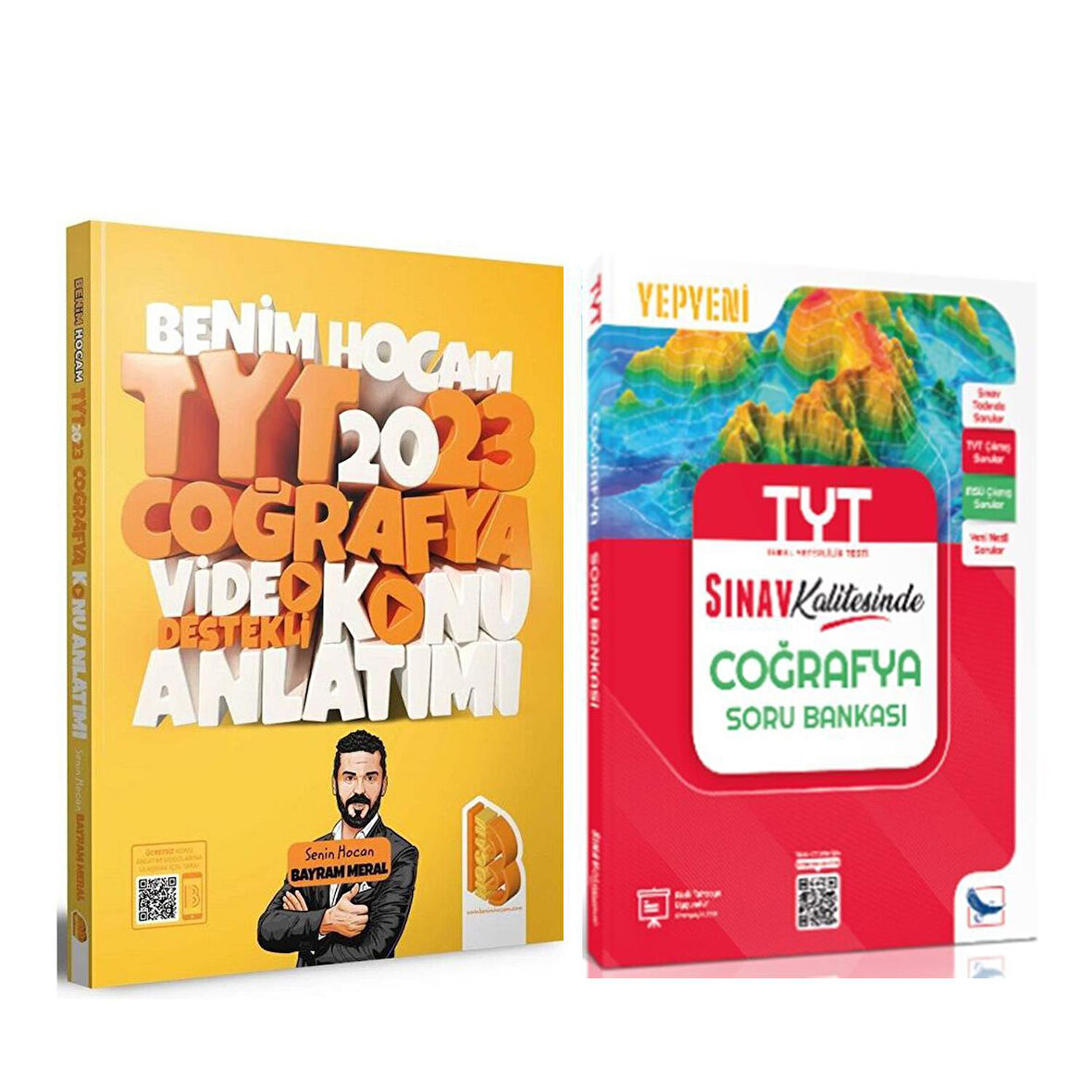 Benim Hocam 2023 TYT Coğrafya Konu ve Sınav Coğrafya Soru Bankası Seti 2 Kitap