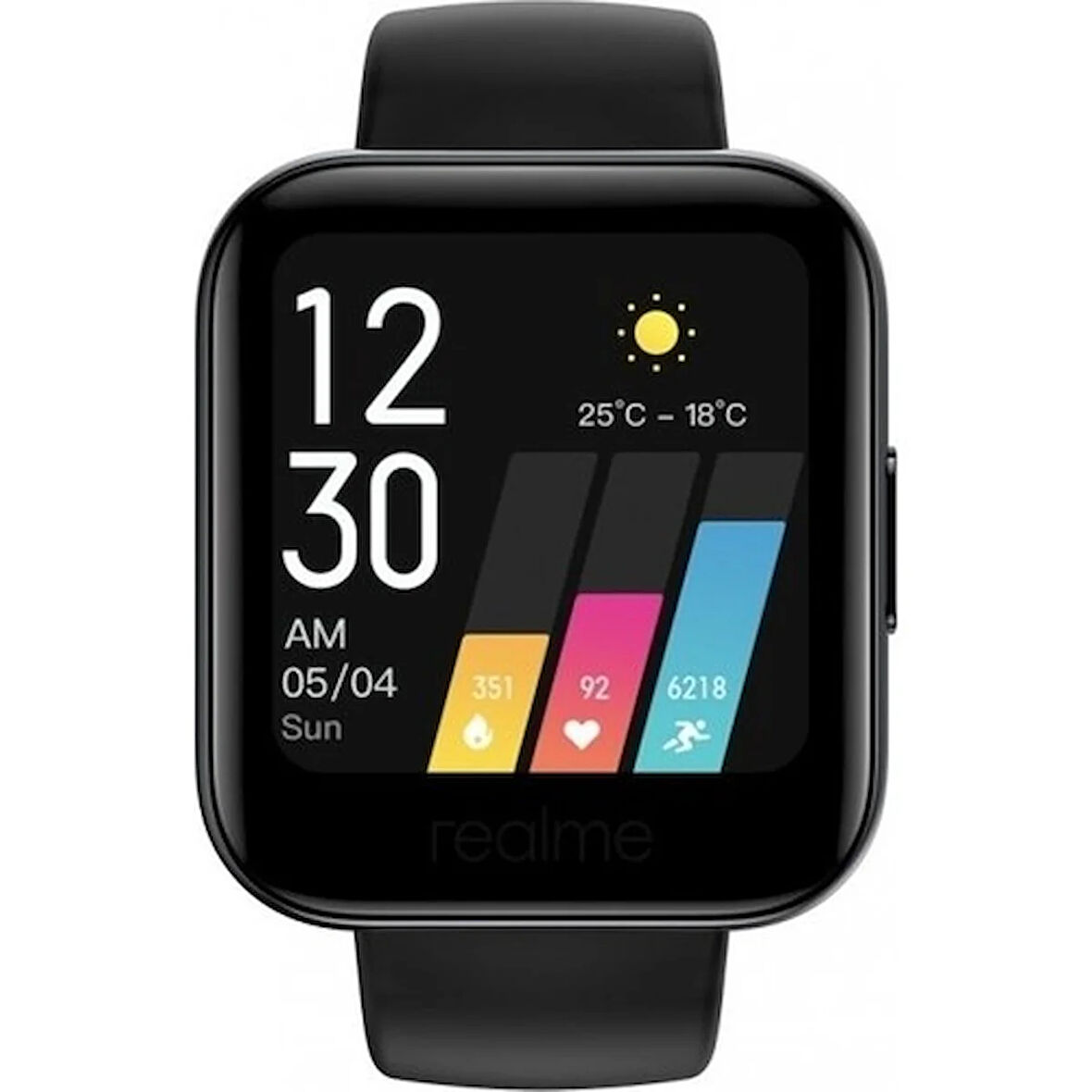 Realme Watch 36 mm Akıllı Saat - Siyah RMA161 TEŞHİR 