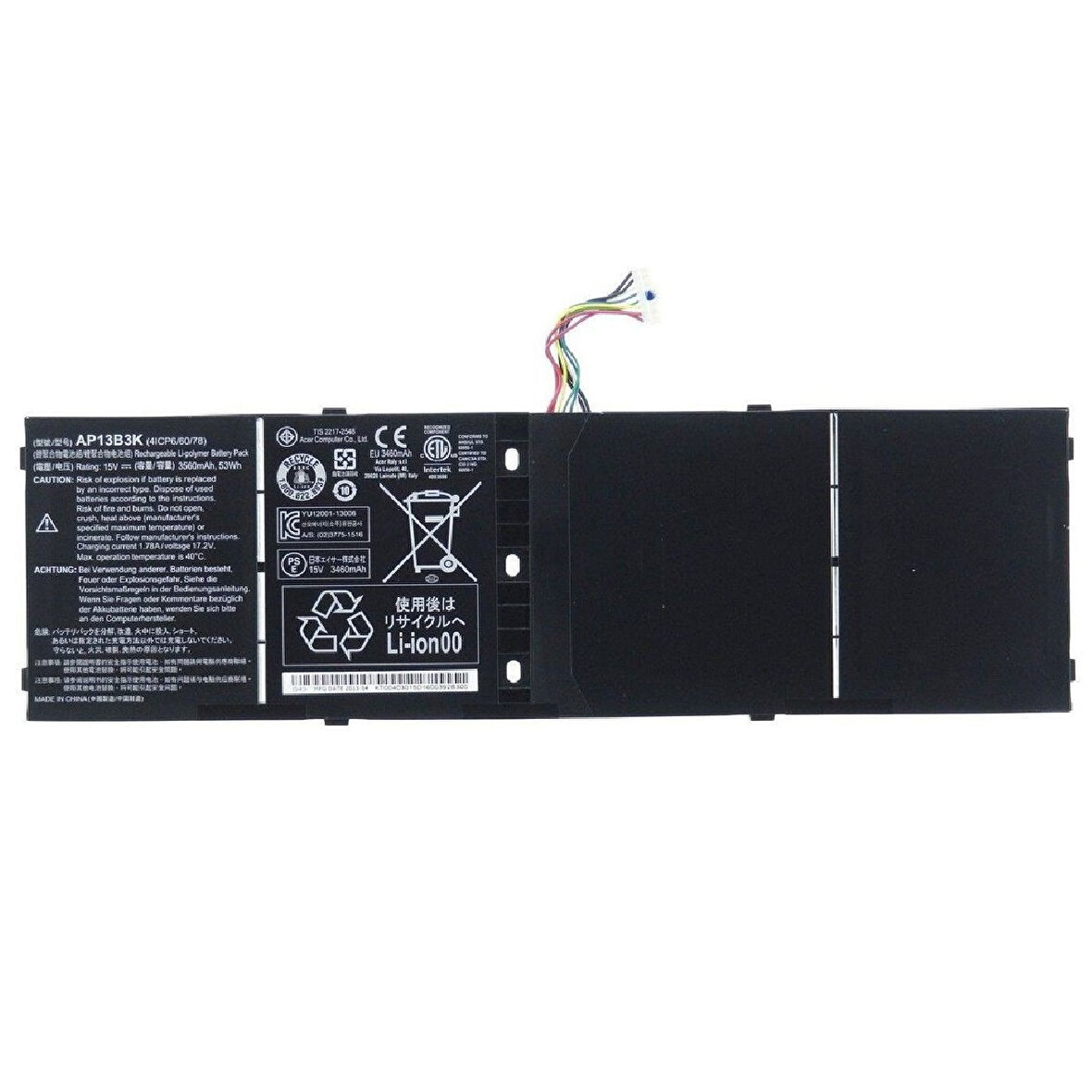 Acer Aspire V7-582, V7-582G, V7-582P, V7-582PG Uyumlu Batarya Pil Battery