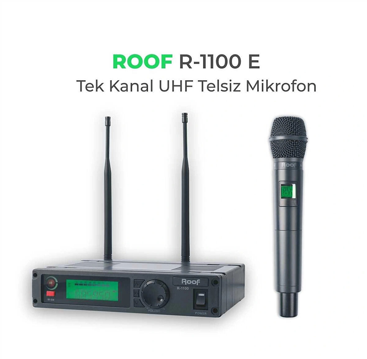 ROOF R-1100 UHF TELSİZ EL MİKROFON (R-5)